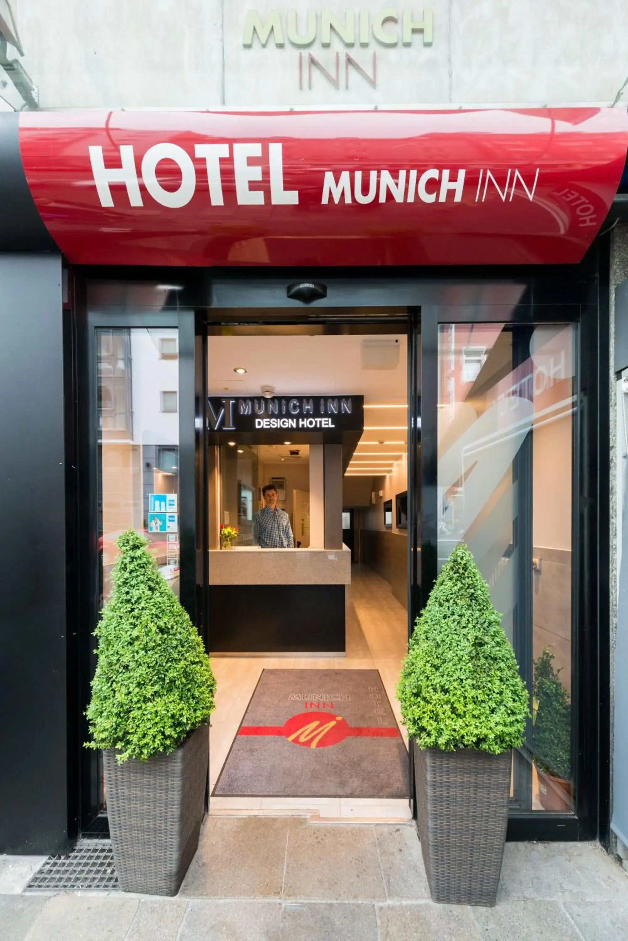 Facade/entrance in Hotel Munich Inn - Design Hotel Facade/entrance in Hotel Munich Inn - Design Hotel