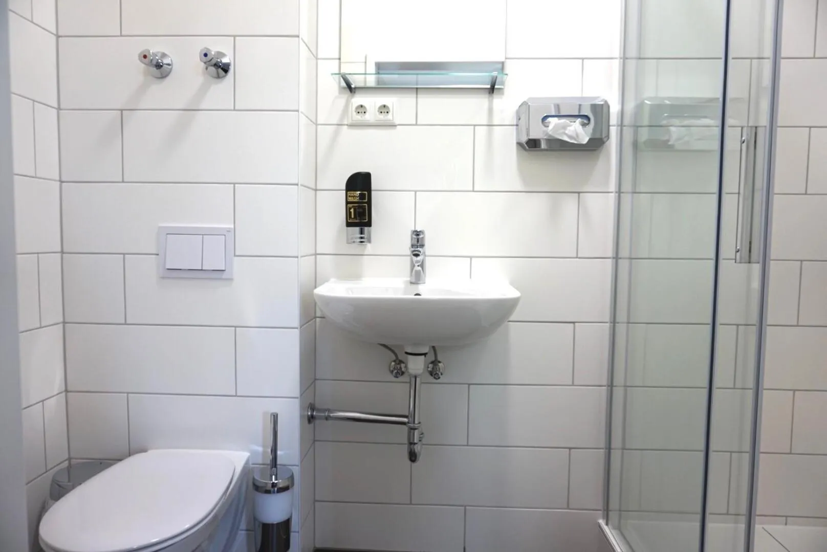 Shower in Apartment Hotel Wittenau