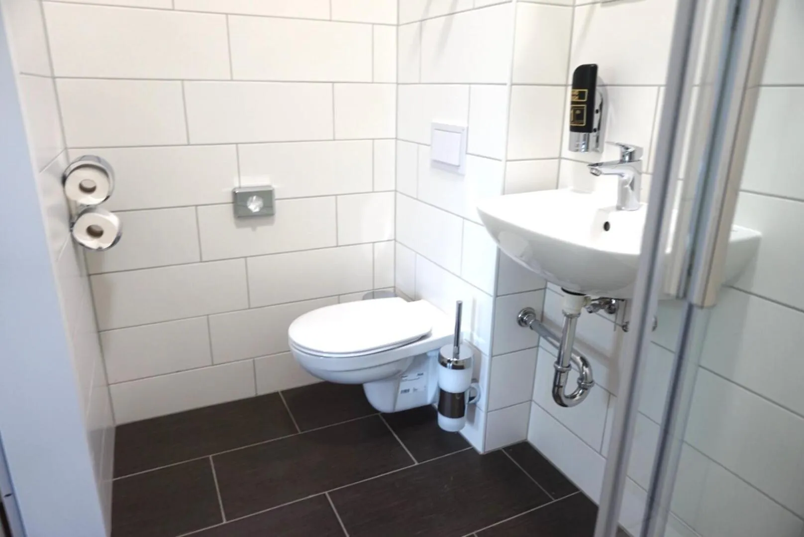 Shower in Apartment Hotel Wittenau