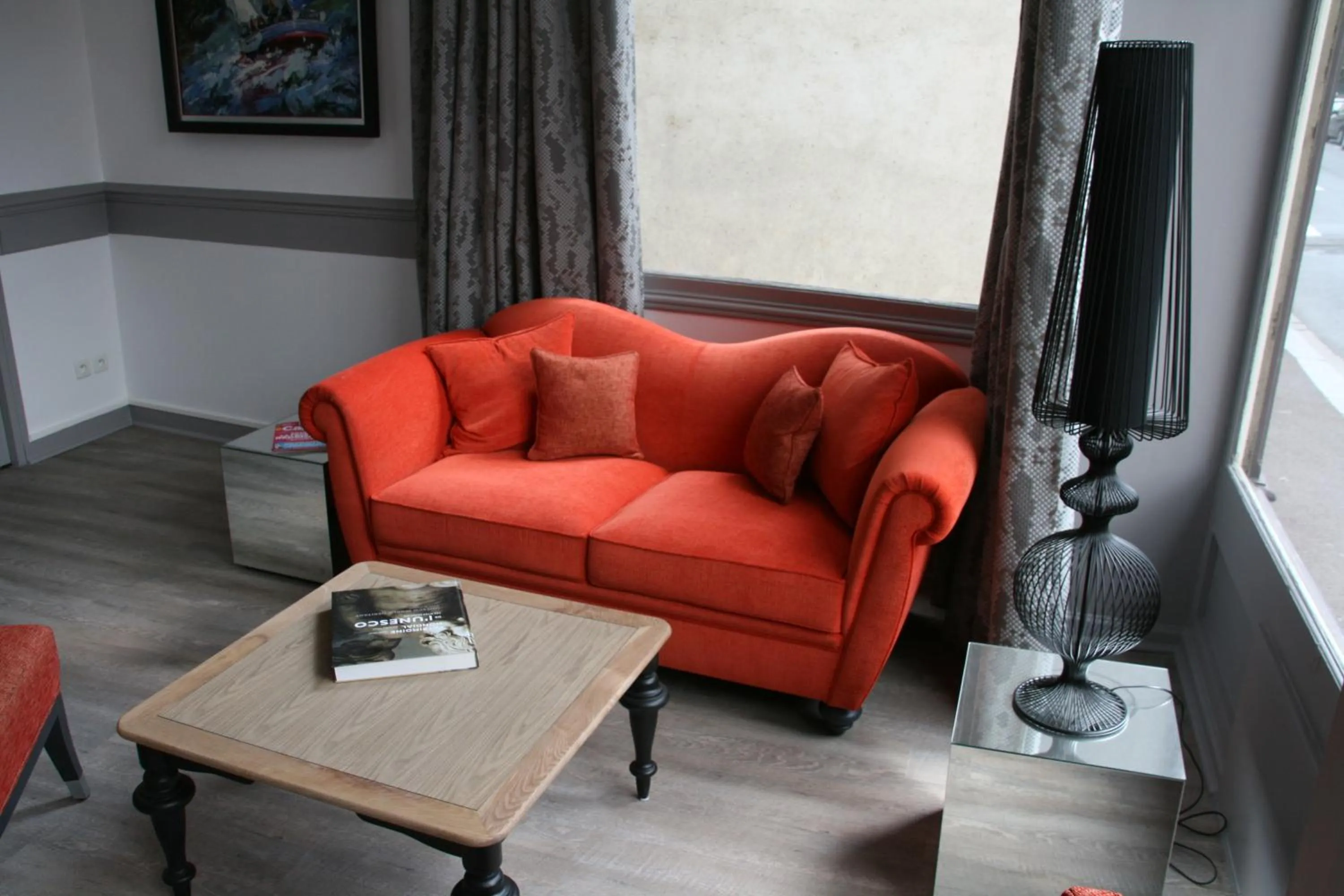 Lounge or bar in La Maison Normande