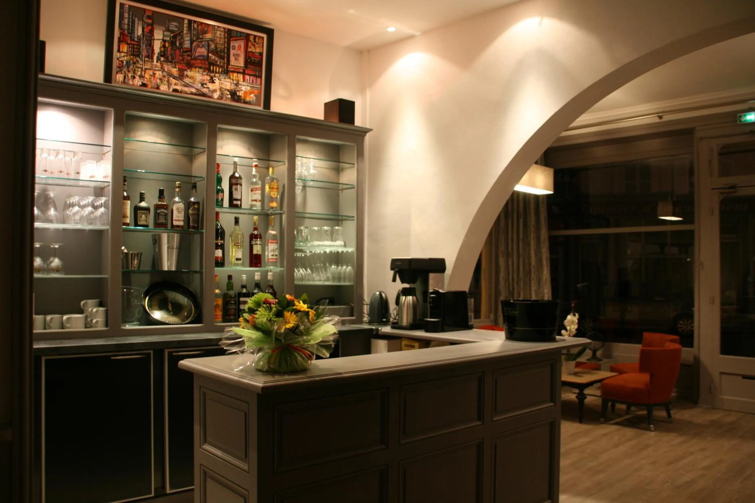 Lounge or bar in La Maison Normande