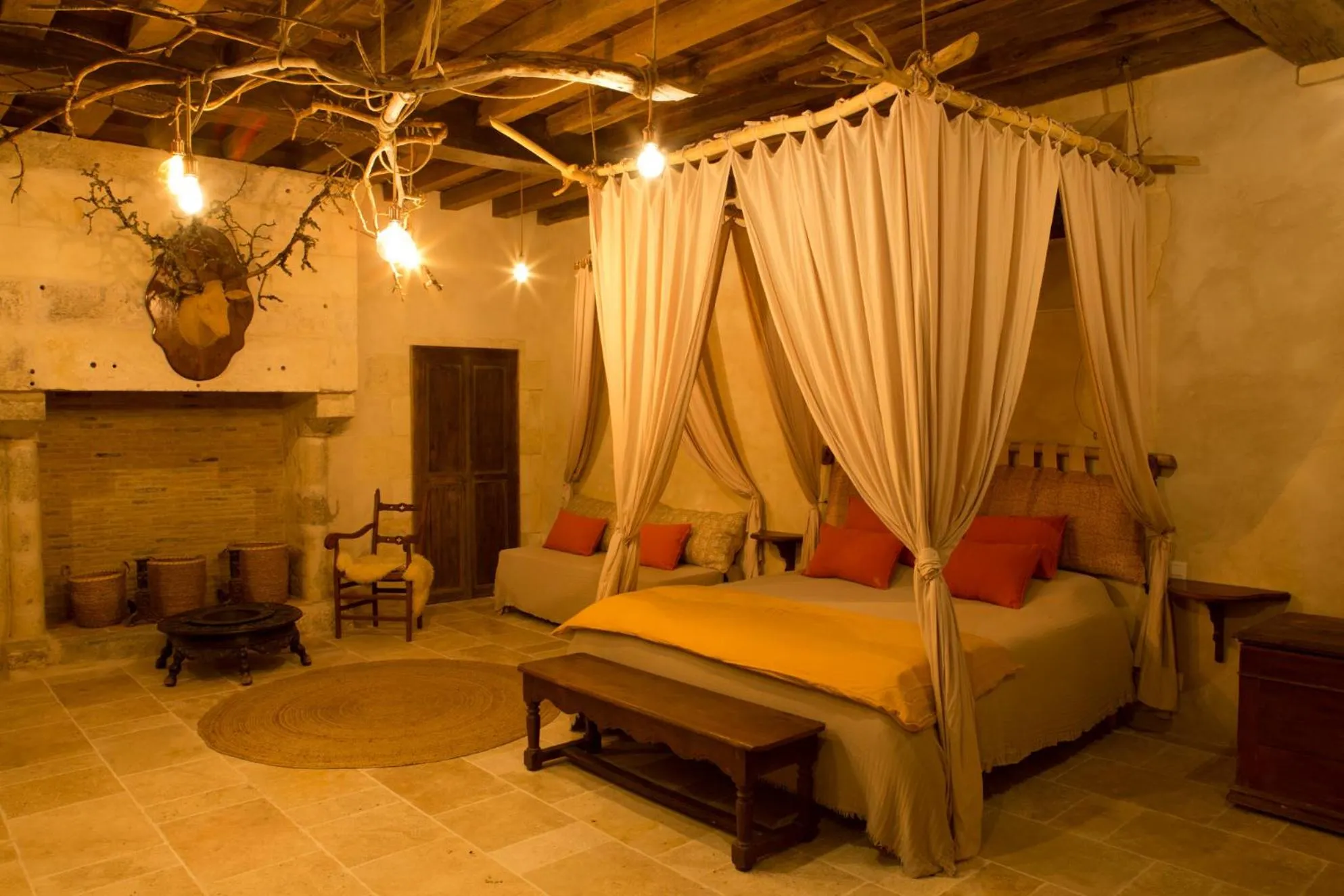 Bed in Château de Bois Charmant