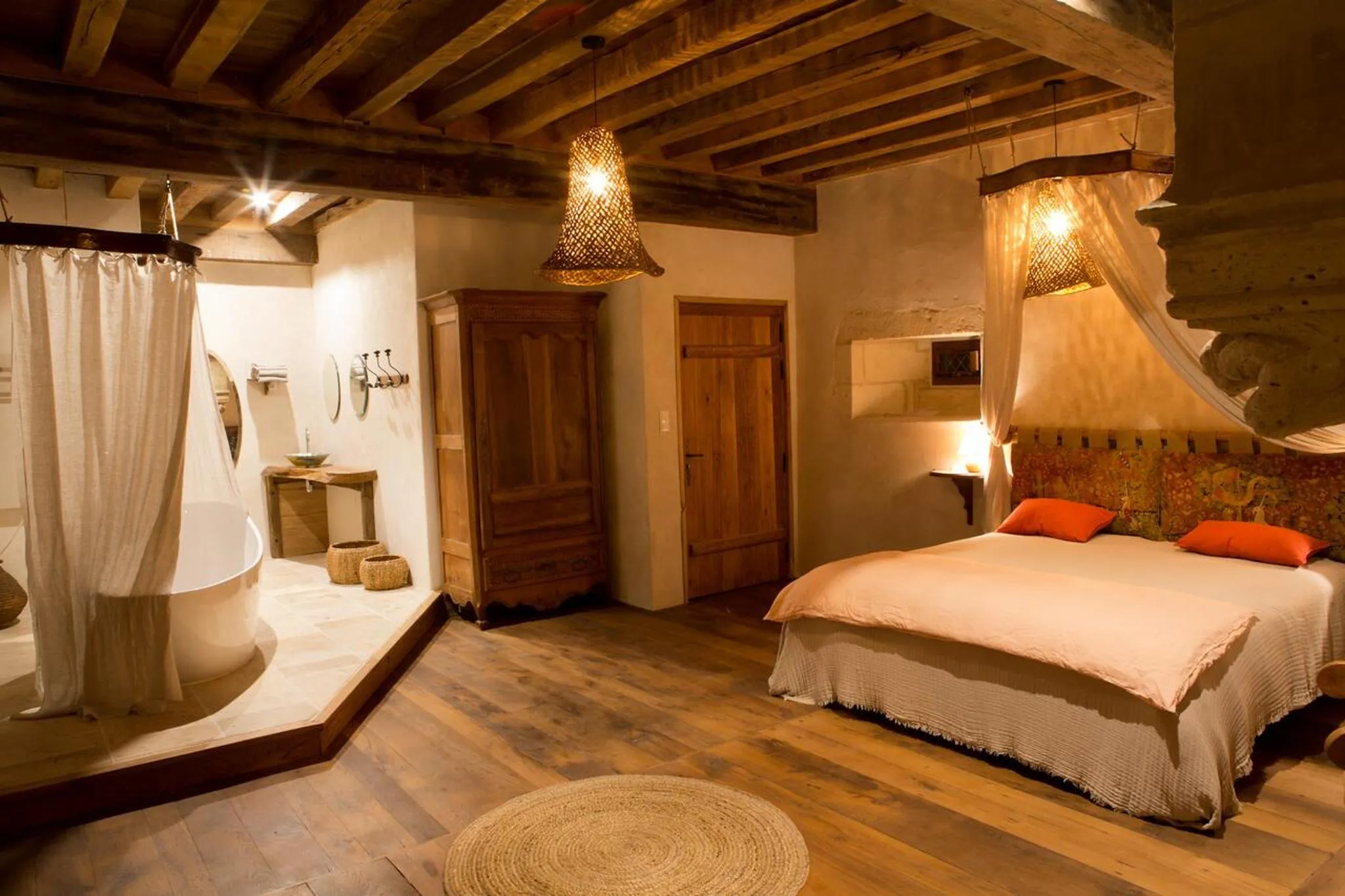 Bed in Château de Bois Charmant