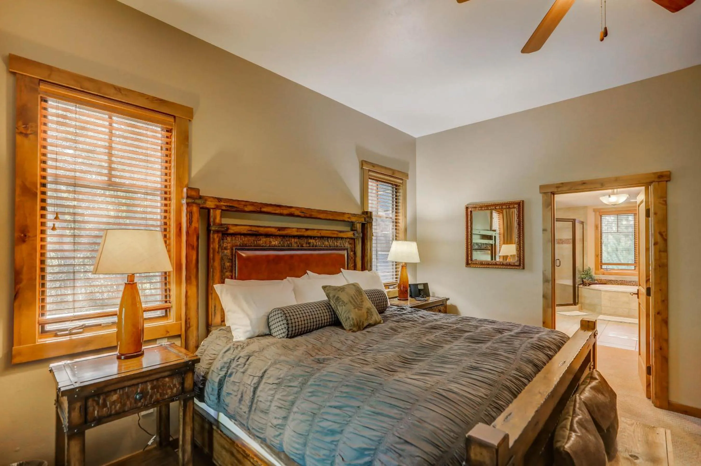 Bed in Red Tail on the River by Casago McCall - Donerightmanagement