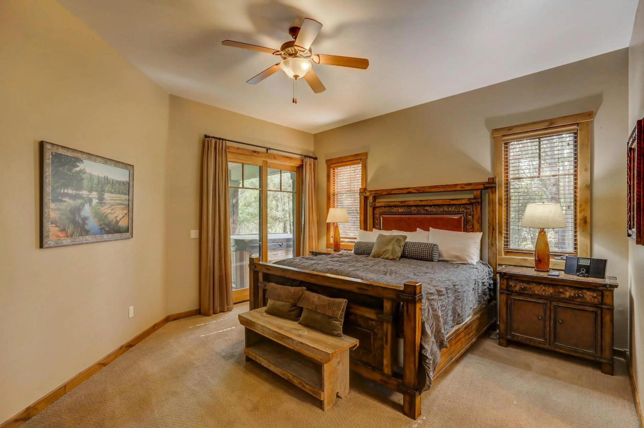 Bed in Red Tail on the River by Casago McCall - Donerightmanagement