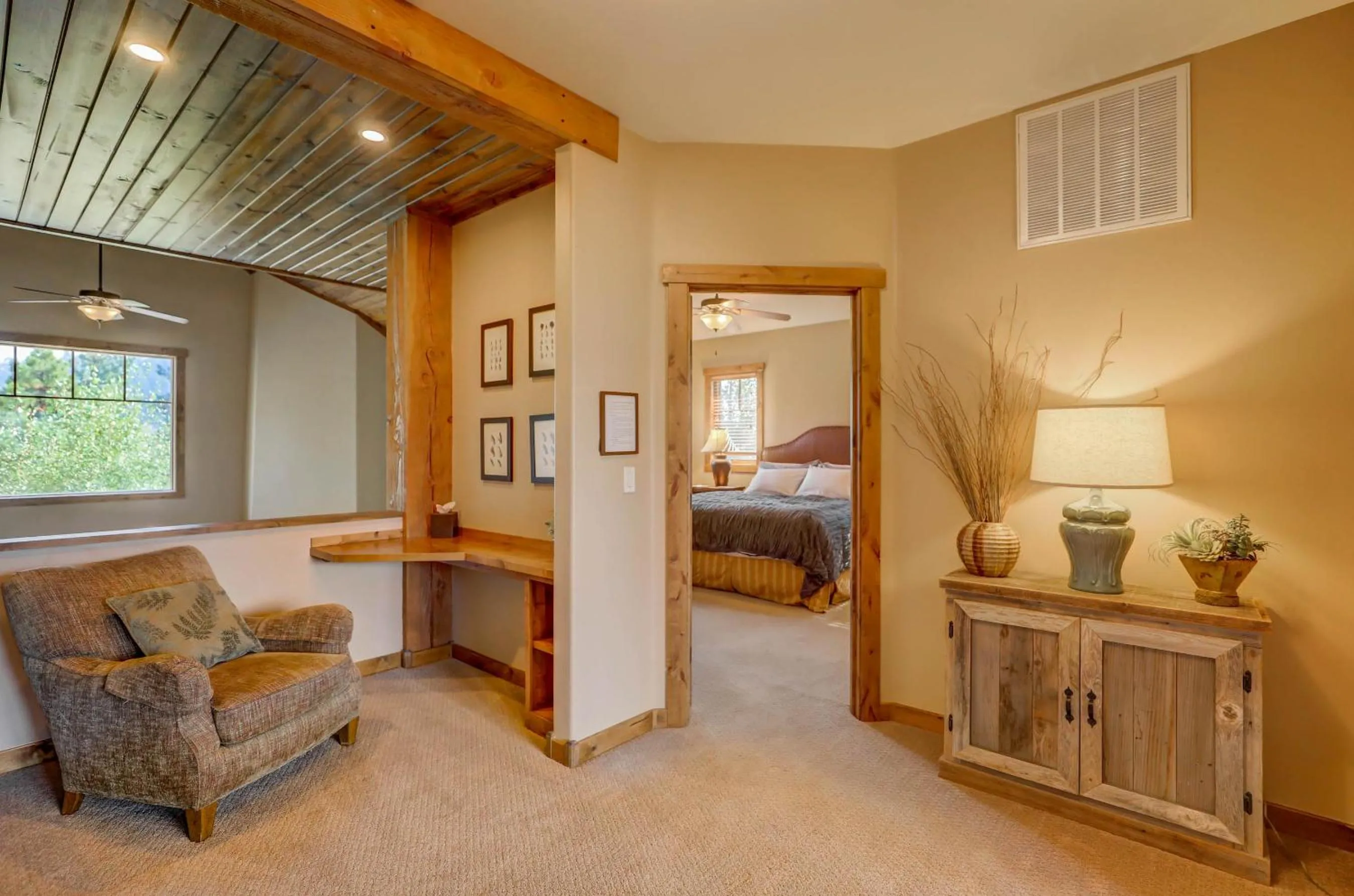 Bed in Red Tail on the River by Casago McCall - Donerightmanagement