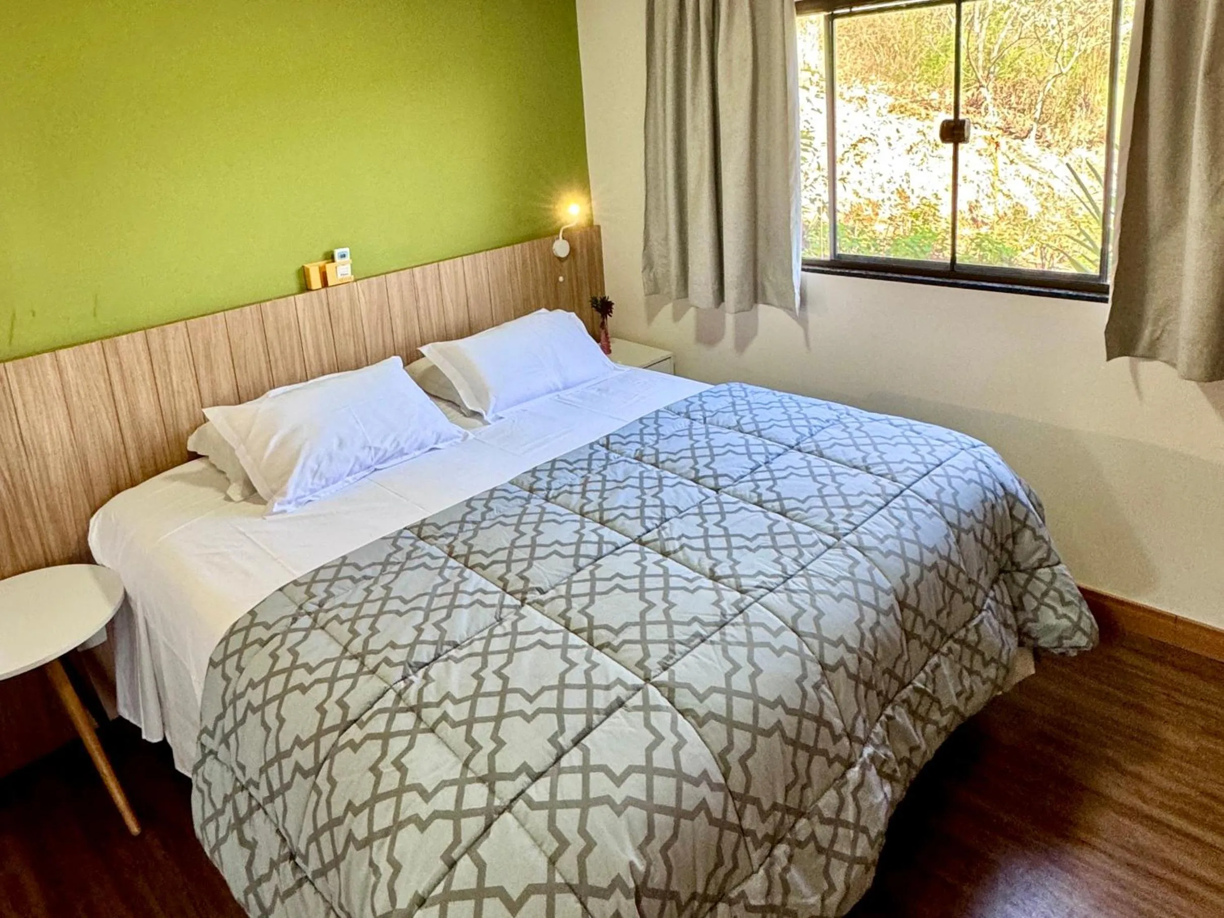 Bed in Hotel Fazenda Vale Alvorada