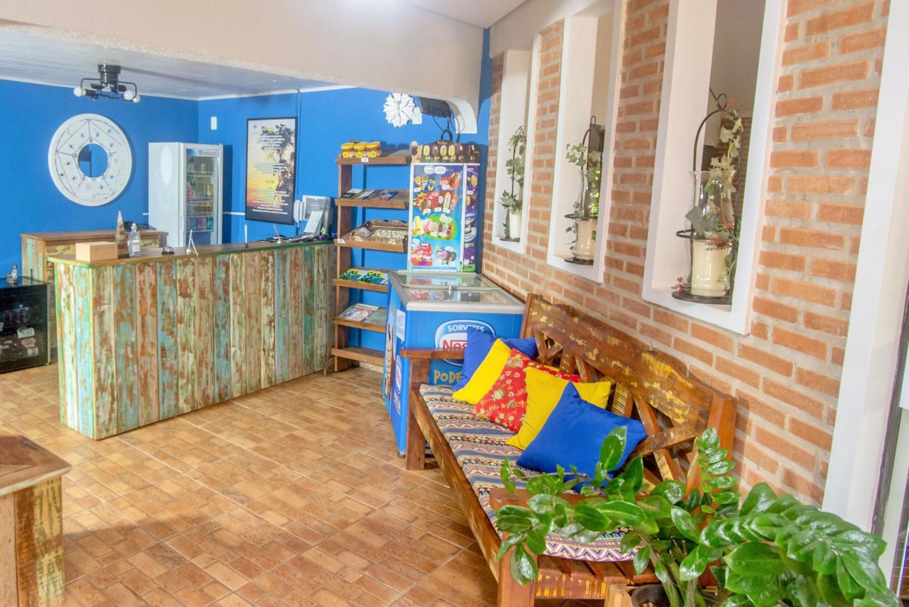 Lobby or reception in Hotel Fazenda Vale Alvorada