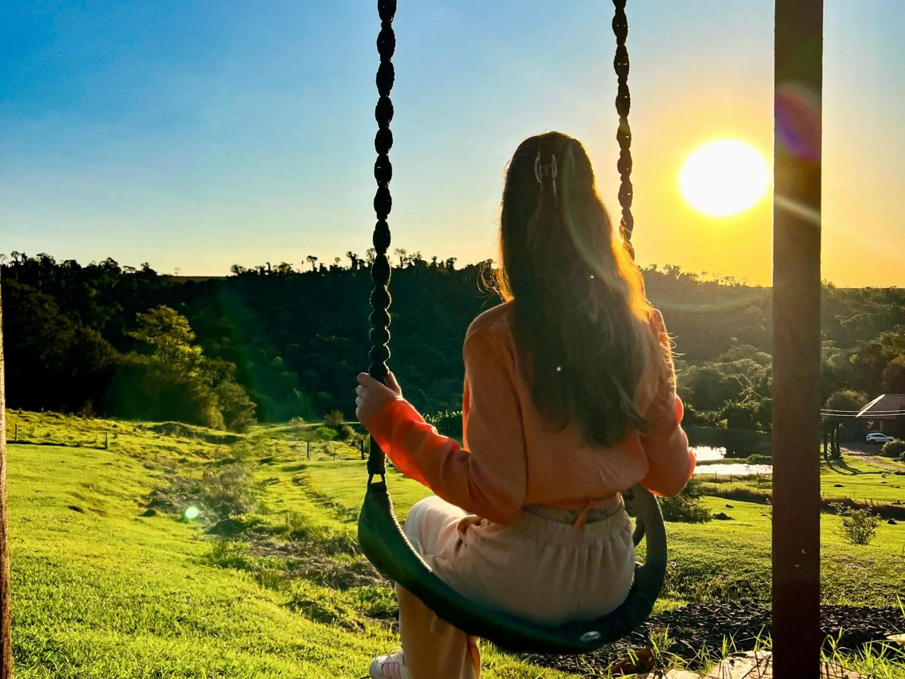 Sunset in Hotel Fazenda Vale Alvorada