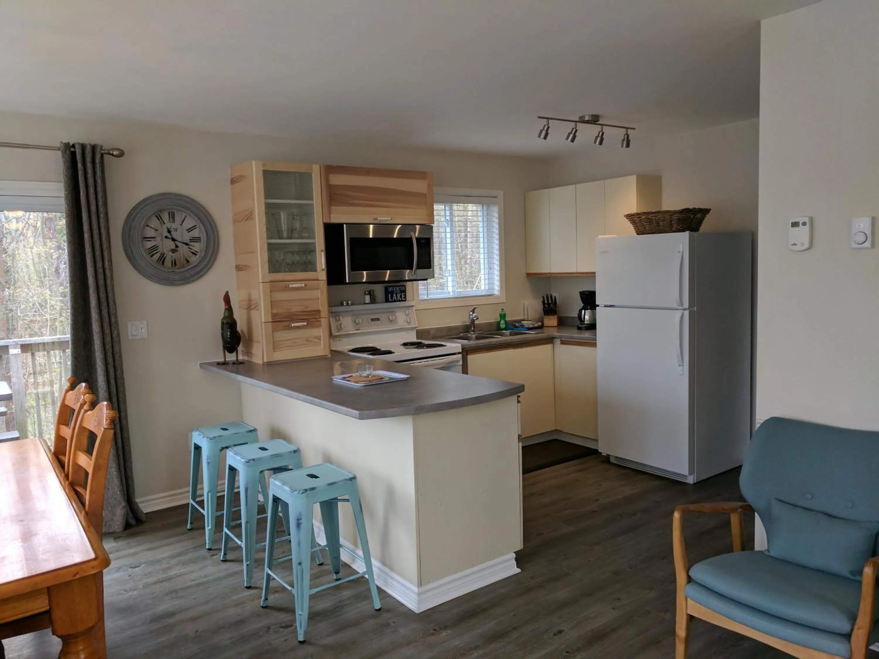Kitchen or kitchenette in Ogopogo Resort