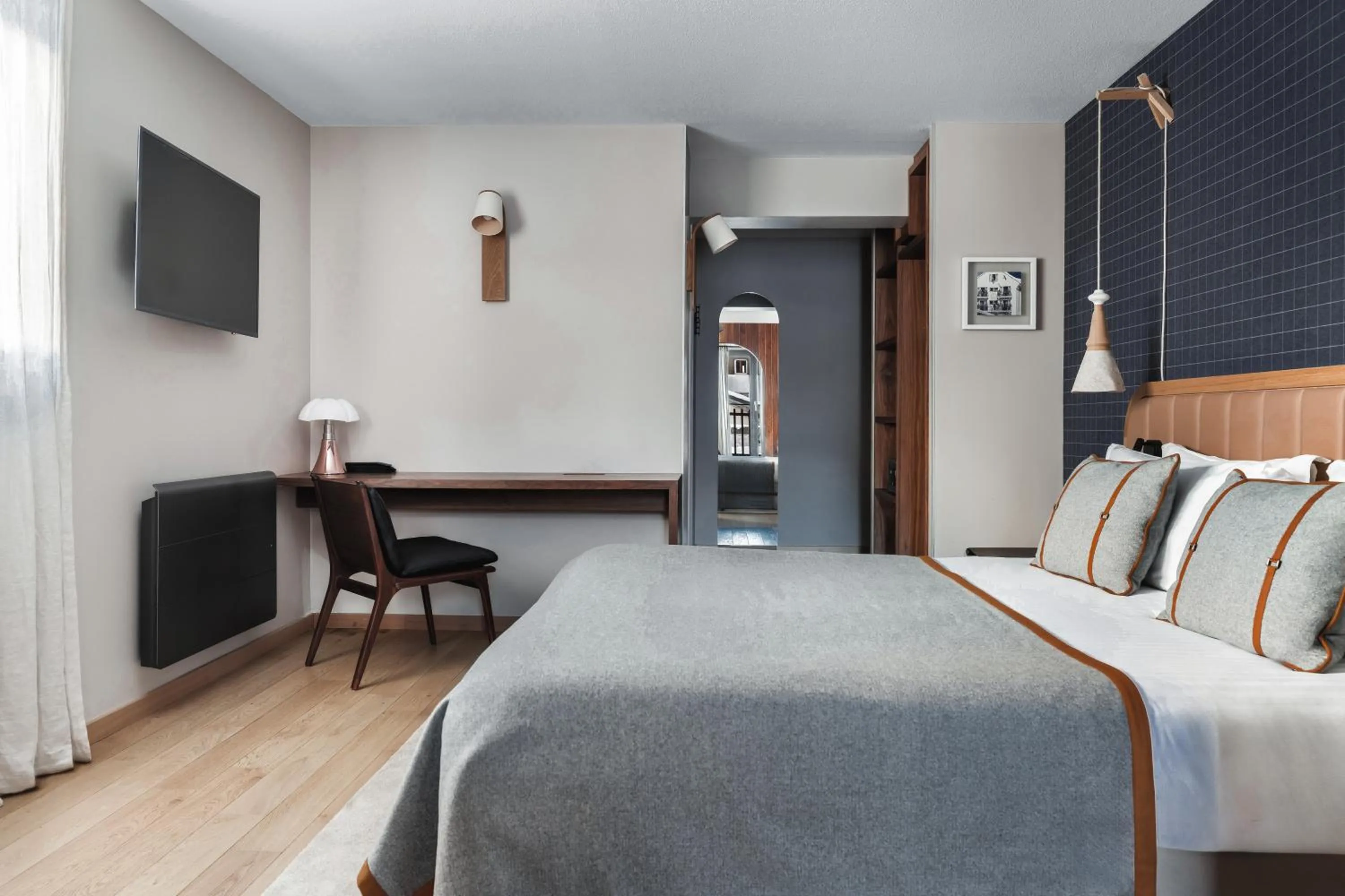 Bed in Heliopic Hotel & Spa