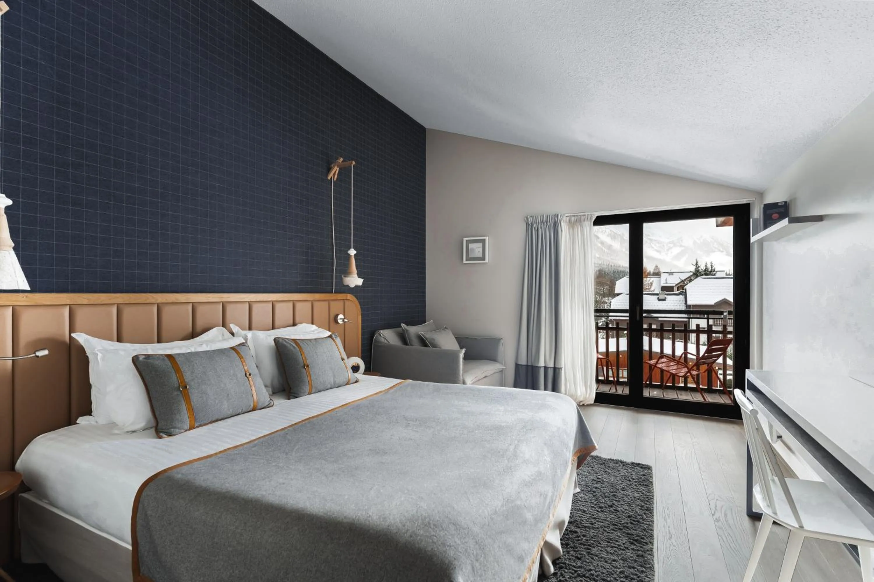 Bed in Heliopic Hotel & Spa