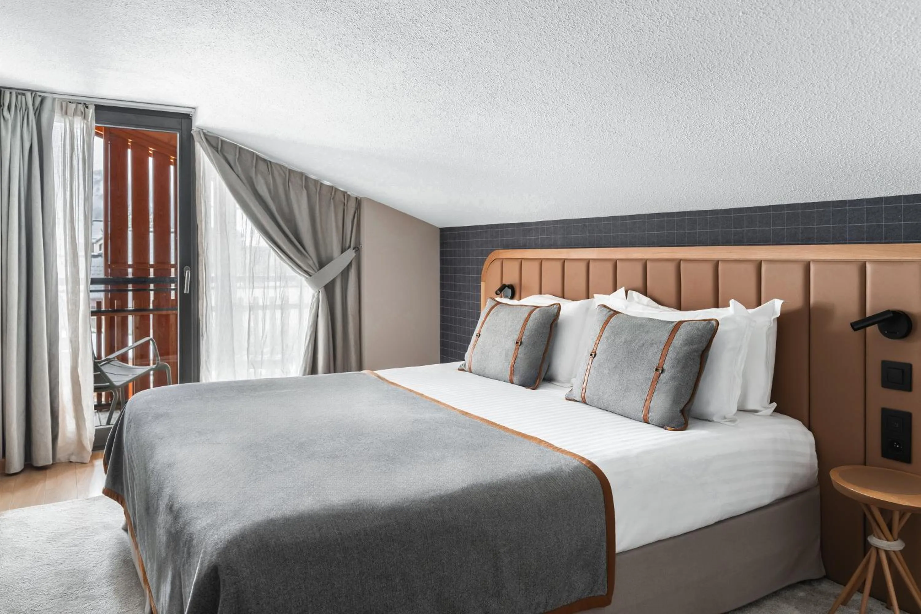 Bed in Heliopic Hotel & Spa