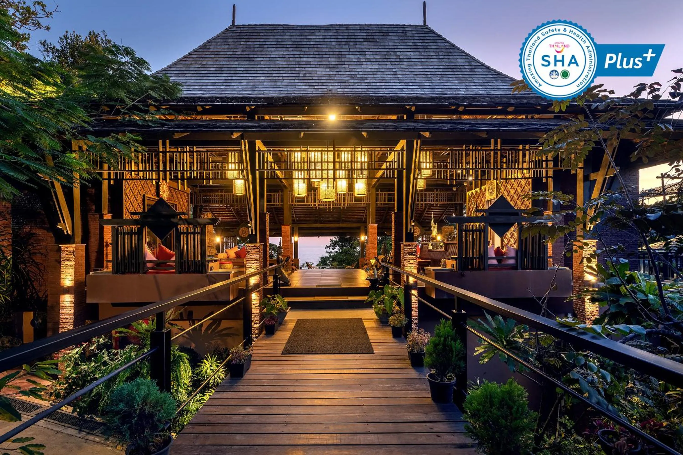 Facade/entrance in Nirvana Beach Resort, Koh Lanta SHA Extra Plus