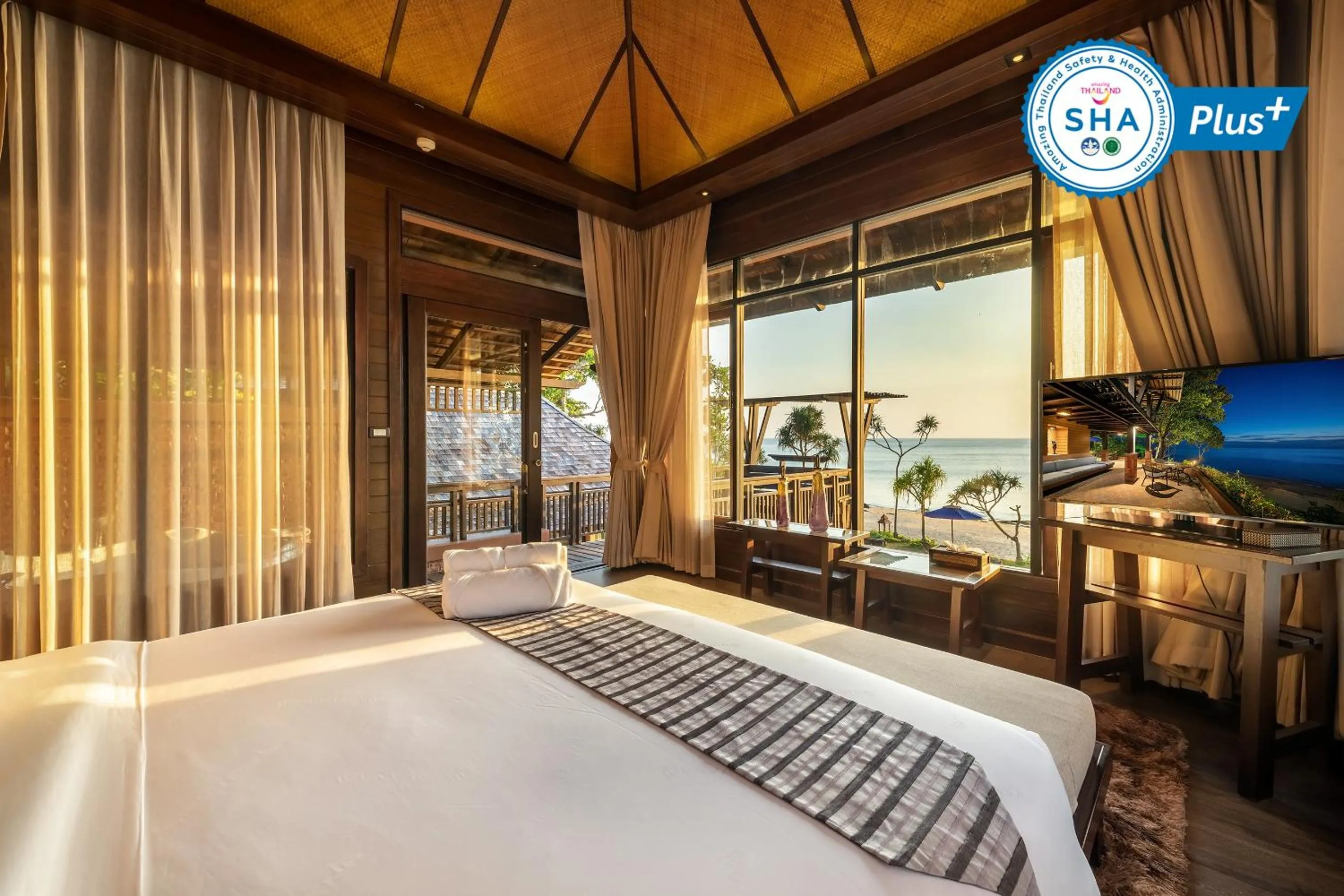 Photo of the whole room, Bed in Nirvana Beach Resort, Koh Lanta SHA Extra Plus