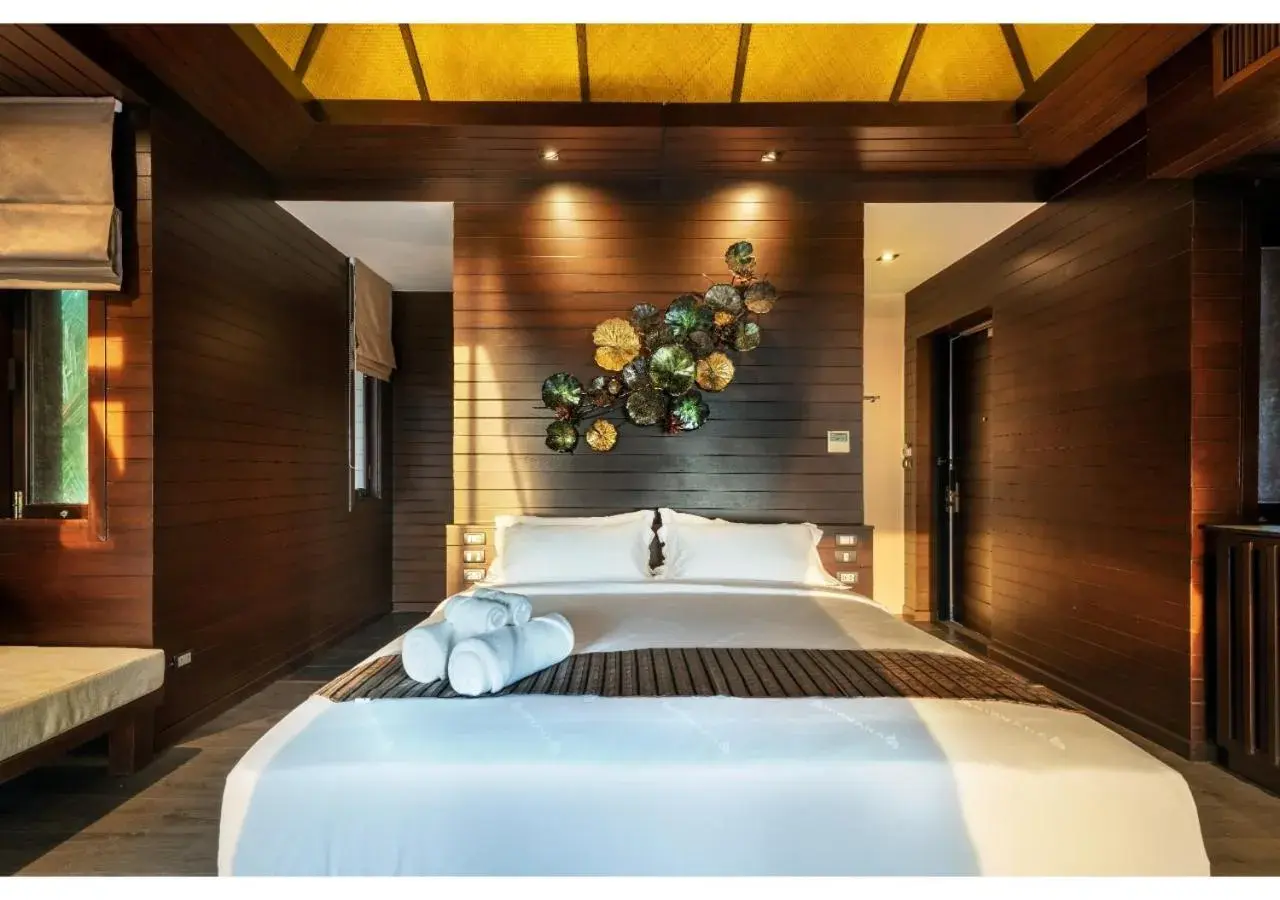 Bed in Nirvana Beach Resort, Koh Lanta SHA Extra Plus Bed in Nirvana Beach Resort, Koh Lanta SHA Extra Plus