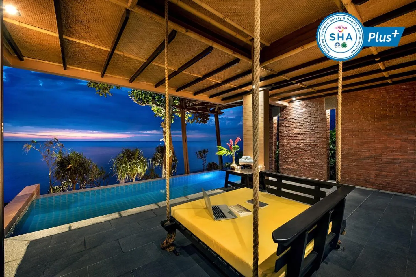 Pool view in Nirvana Beach Resort, Koh Lanta SHA Extra Plus