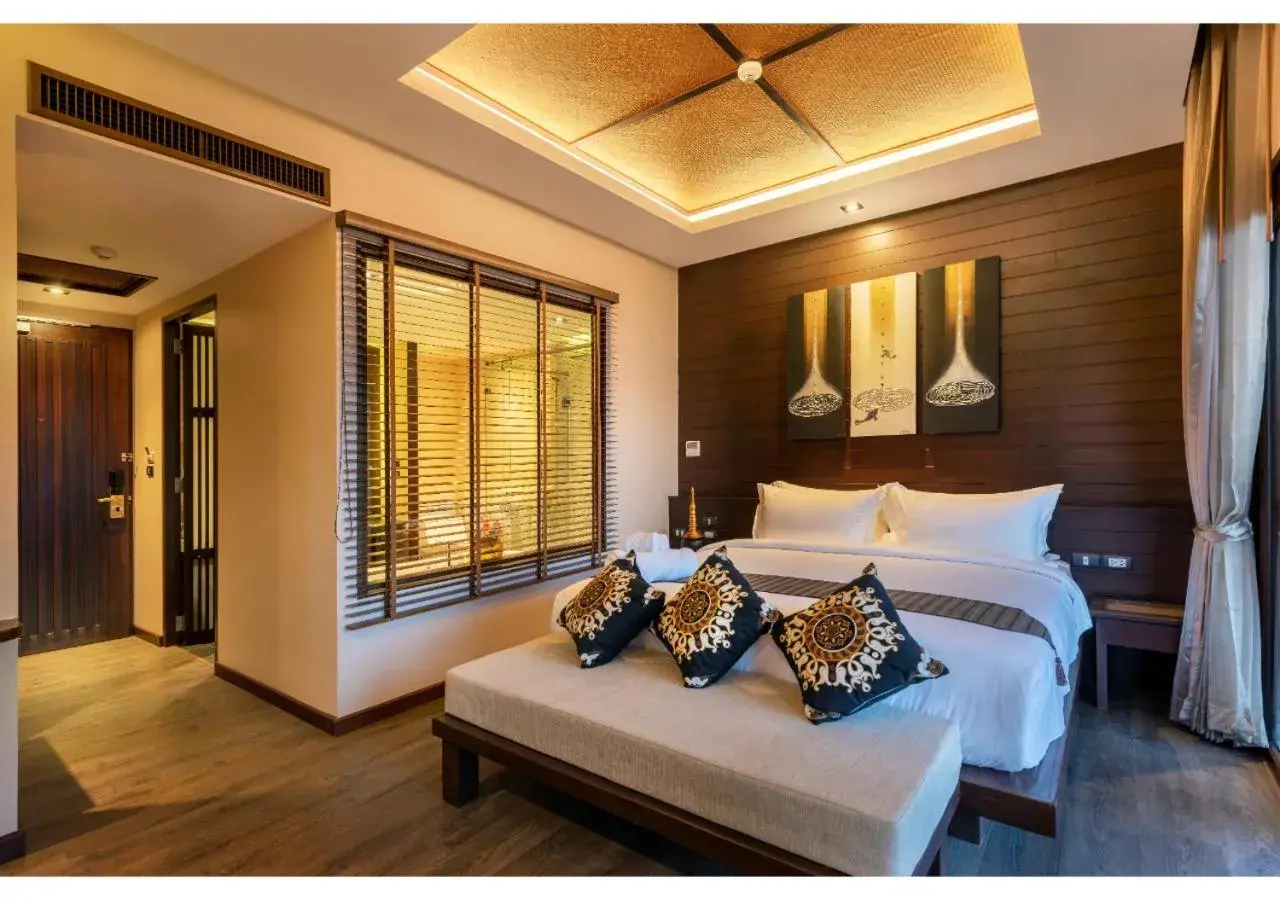 Deluxe Room with Jacuzzi Sea View in Nirvana Beach Resort, Koh Lanta SHA Extra Plus Deluxe Room with Jacuzzi Sea View in Nirvana Beach Resort, Koh Lanta SHA Extra Plus