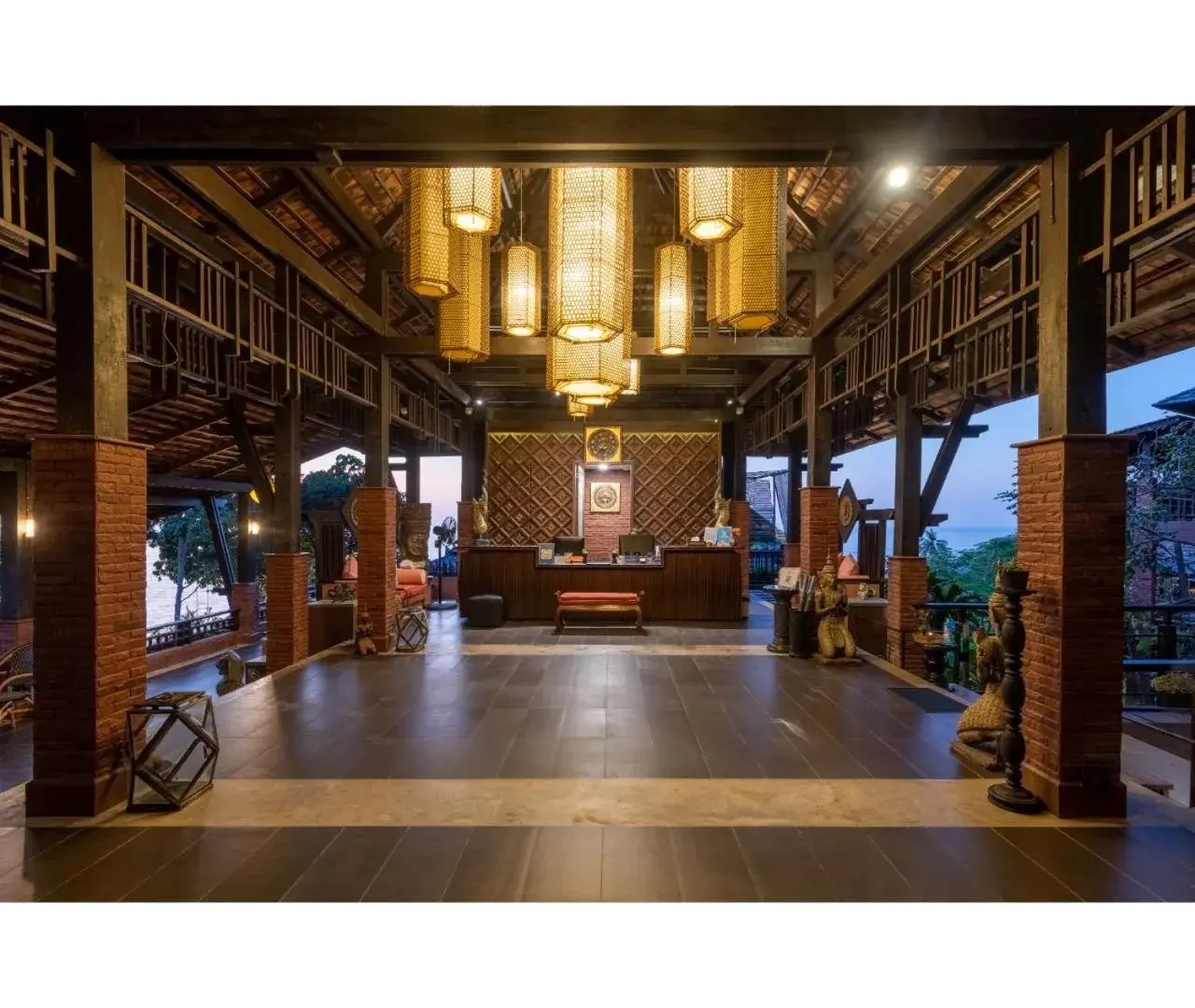 Lobby or reception in Nirvana Beach Resort, Koh Lanta SHA Extra Plus Lobby or reception in Nirvana Beach Resort, Koh Lanta SHA Extra Plus