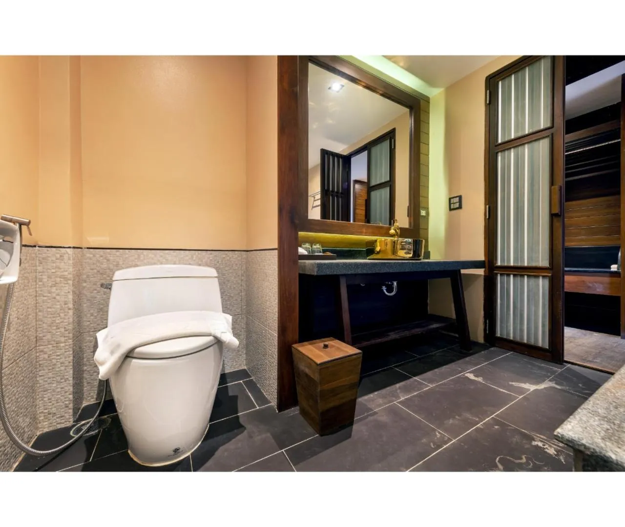 Toilet in Nirvana Beach Resort, Koh Lanta SHA Extra Plus