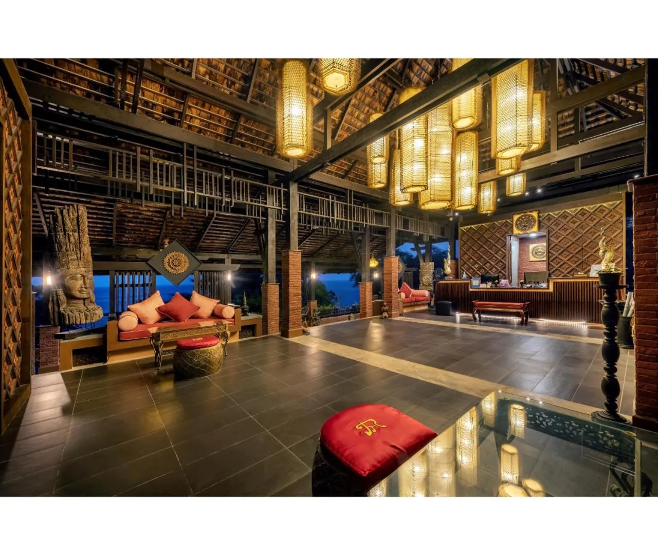 Lobby or reception in Nirvana Beach Resort, Koh Lanta SHA Extra Plus