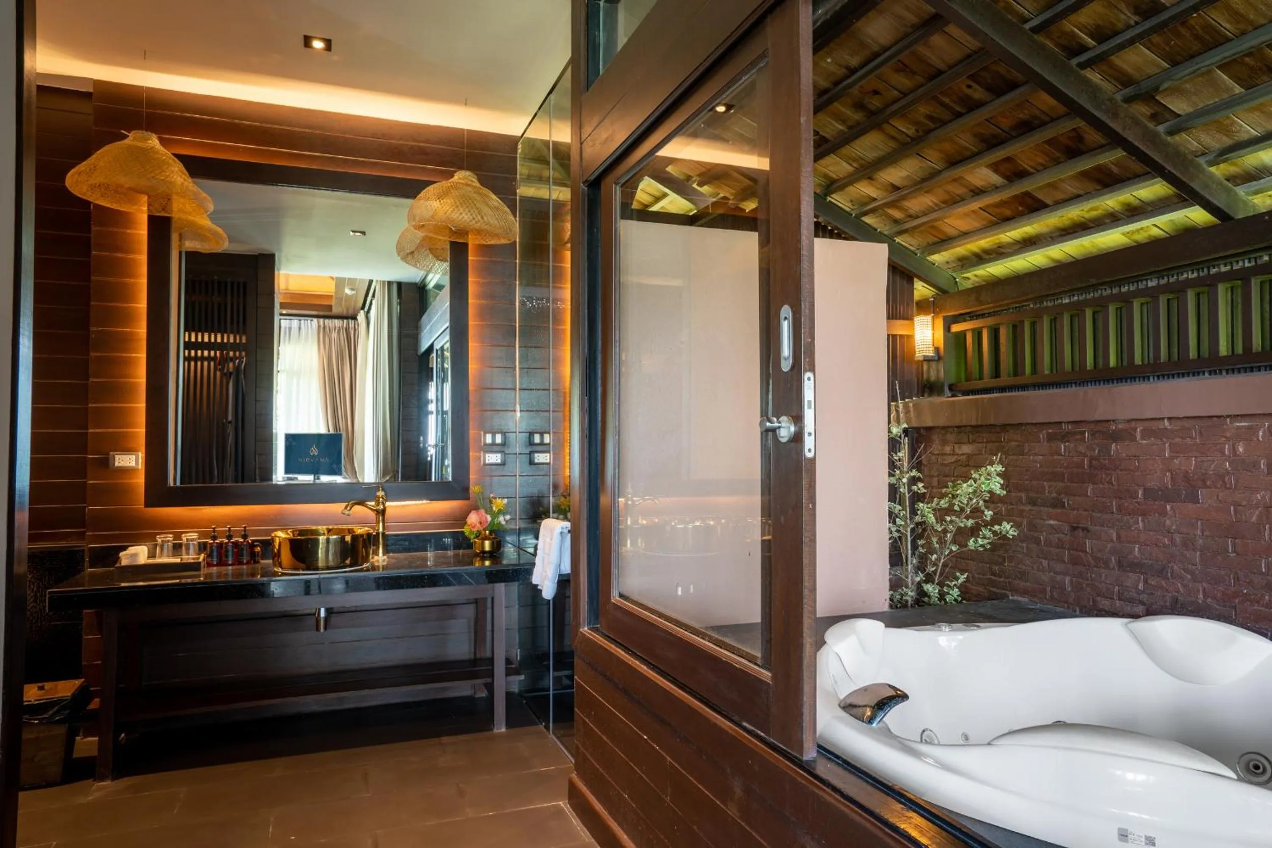 Bathroom in Nirvana Beach Resort, Koh Lanta SHA Extra Plus