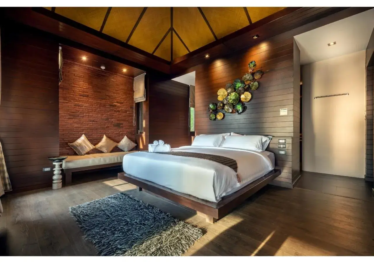 Bed in Nirvana Beach Resort, Koh Lanta SHA Extra Plus Bed in Nirvana Beach Resort, Koh Lanta SHA Extra Plus