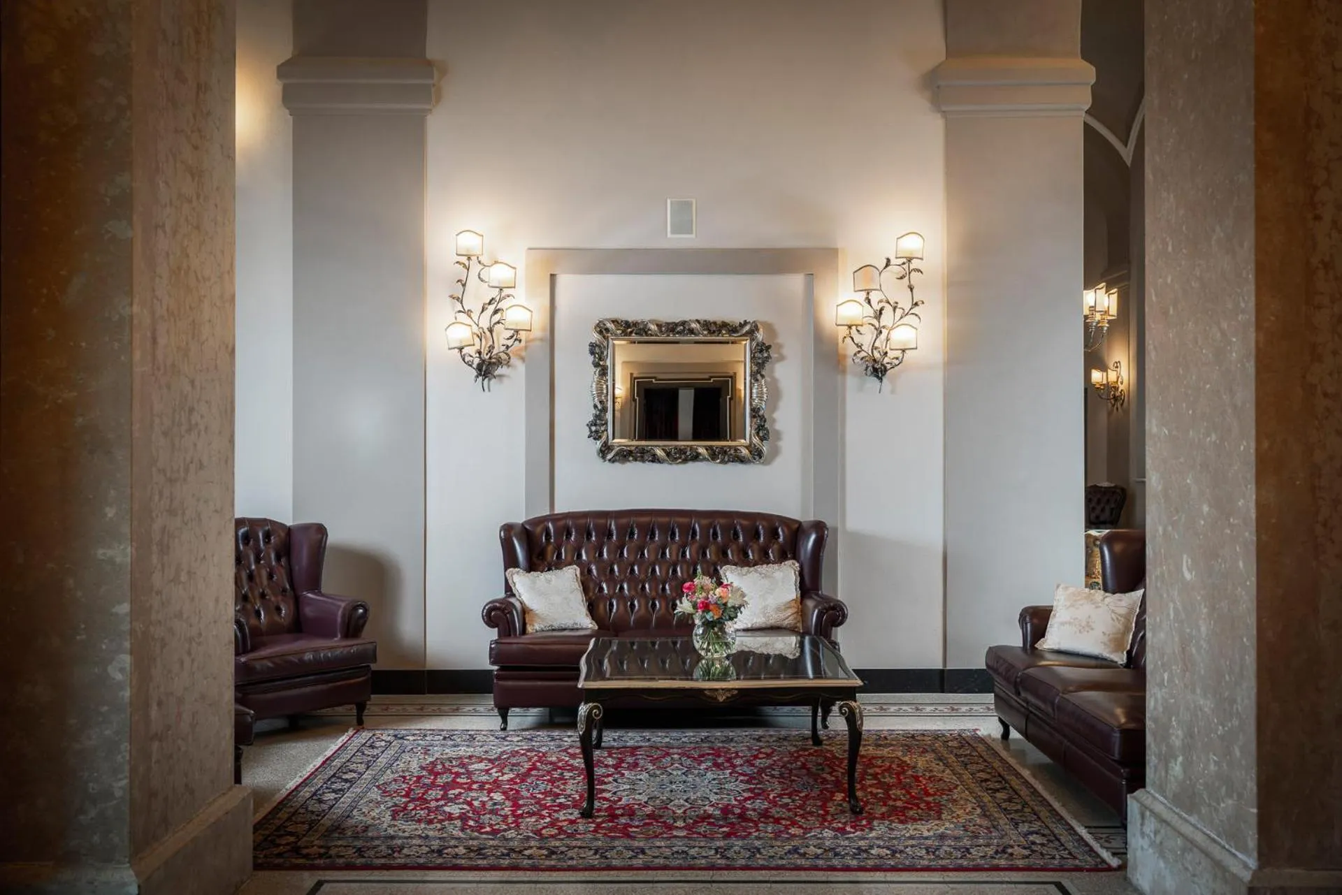 Lobby or reception in Grand Hotel di Parma - UNA Esperienze