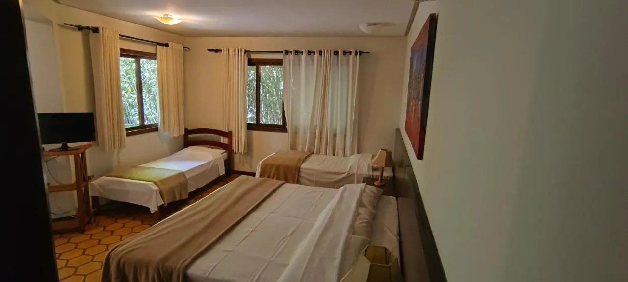 Bed in Lendas do Capão Pousada