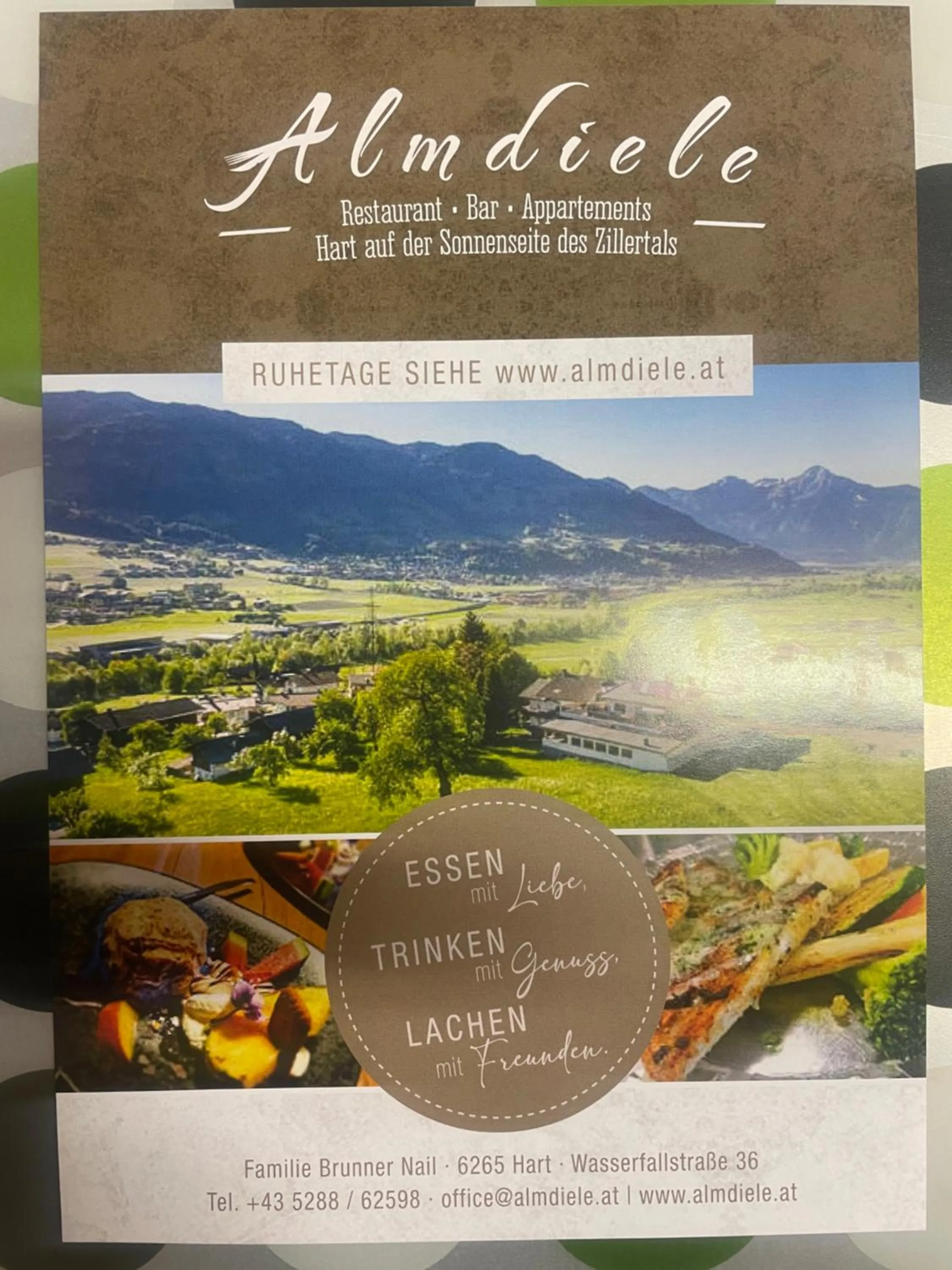 Restaurant/places to eat in Restaurant Appartements Almdiele