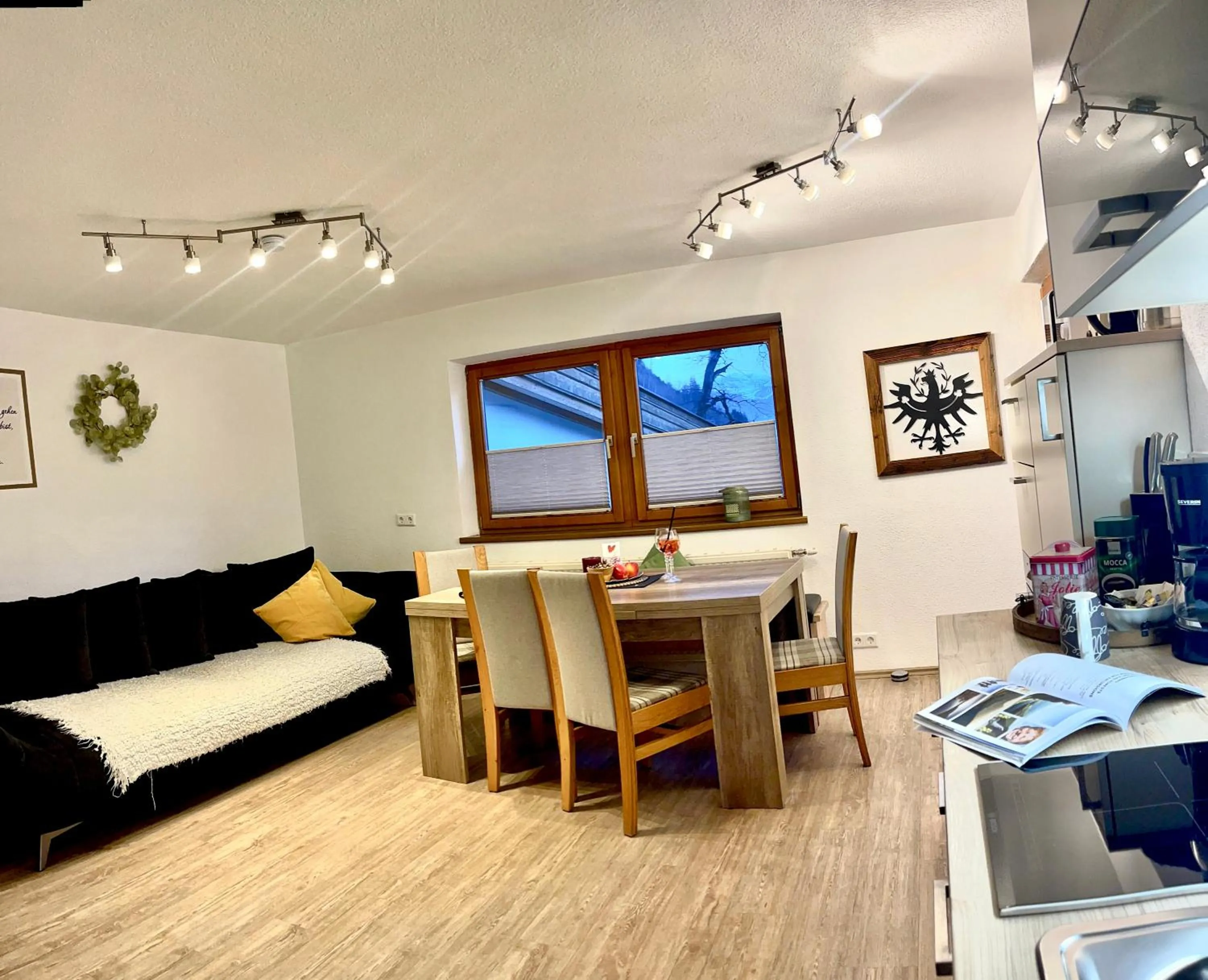 Living room in Restaurant Appartements Almdiele