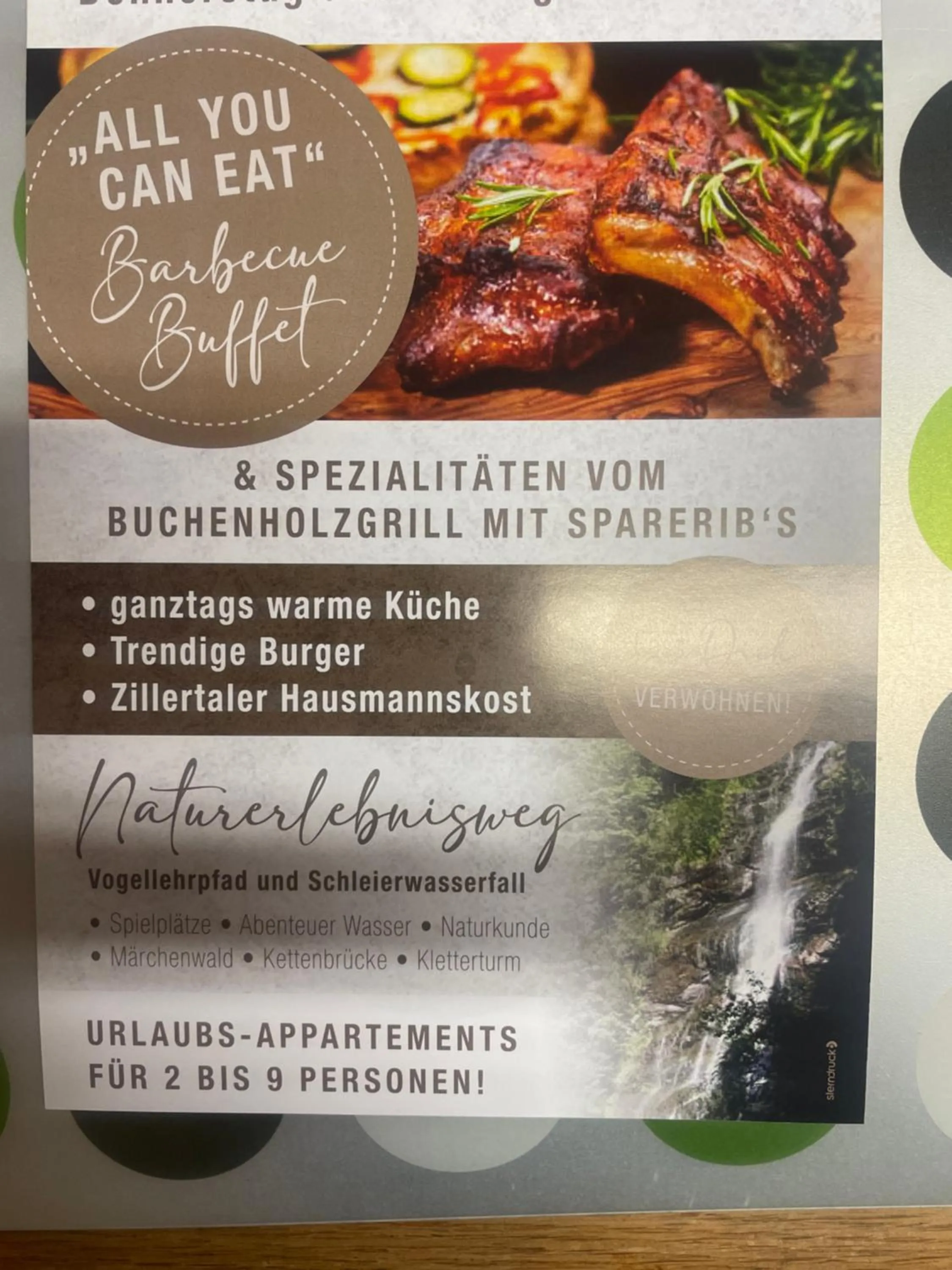 Restaurant/places to eat in Restaurant Appartements Almdiele