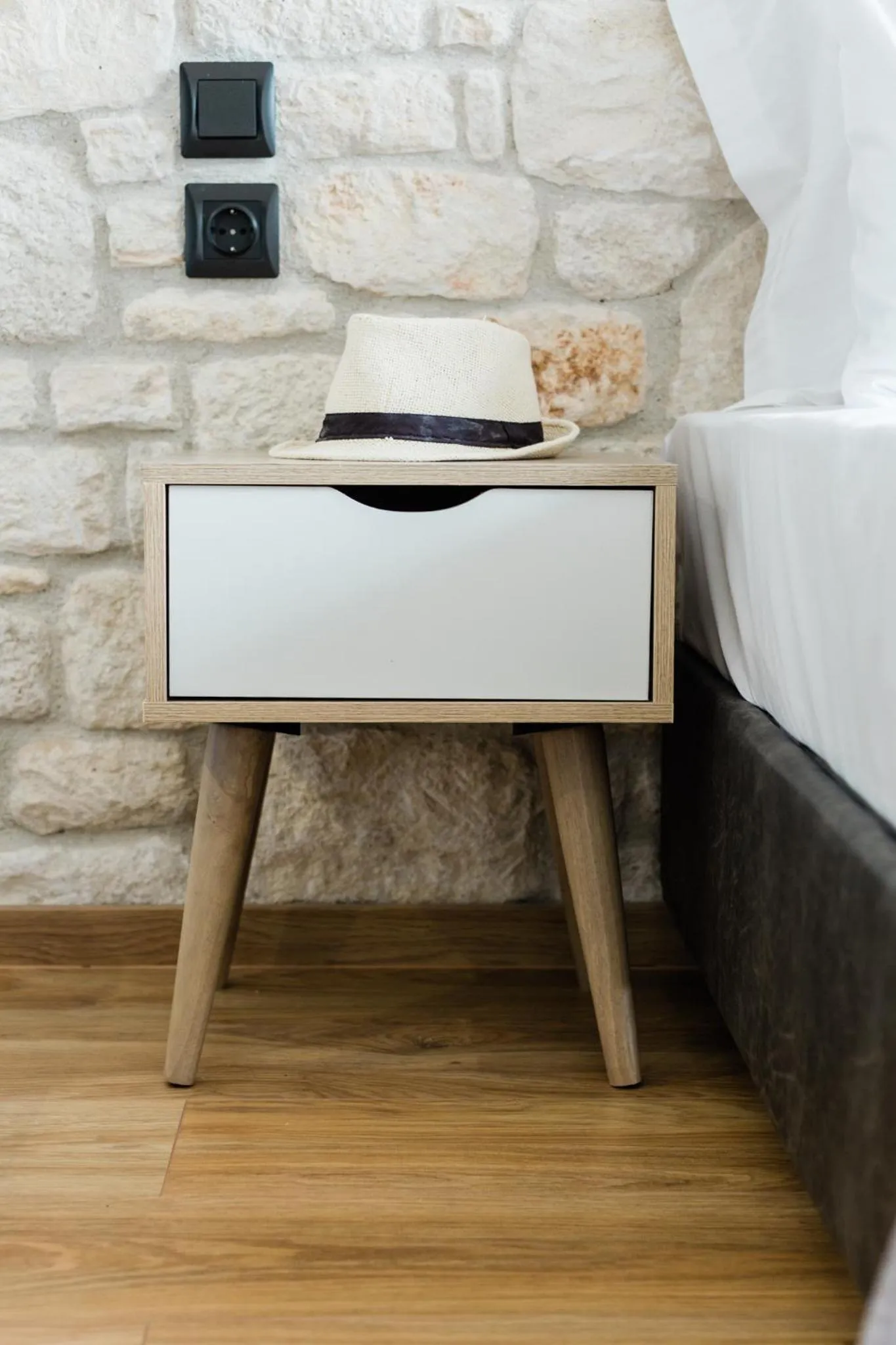 Living room in Vrachos Lofts