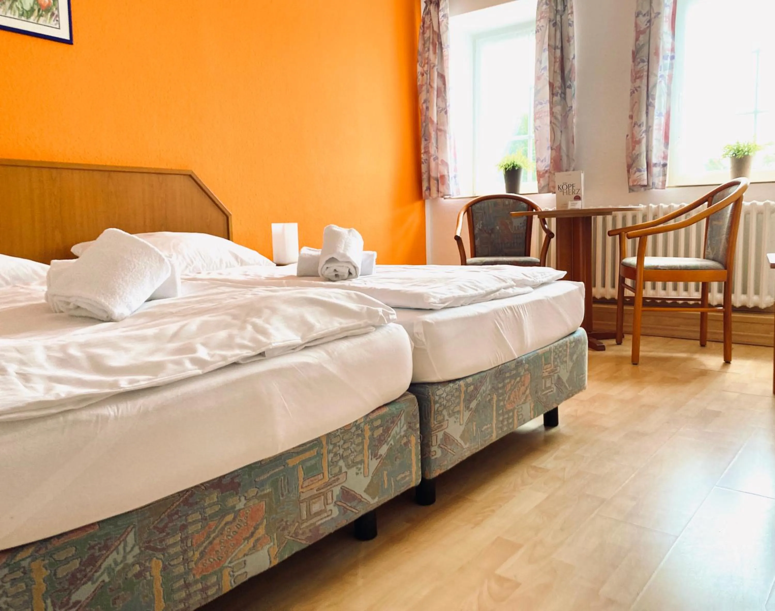 Bed in Hotel Auerhahn