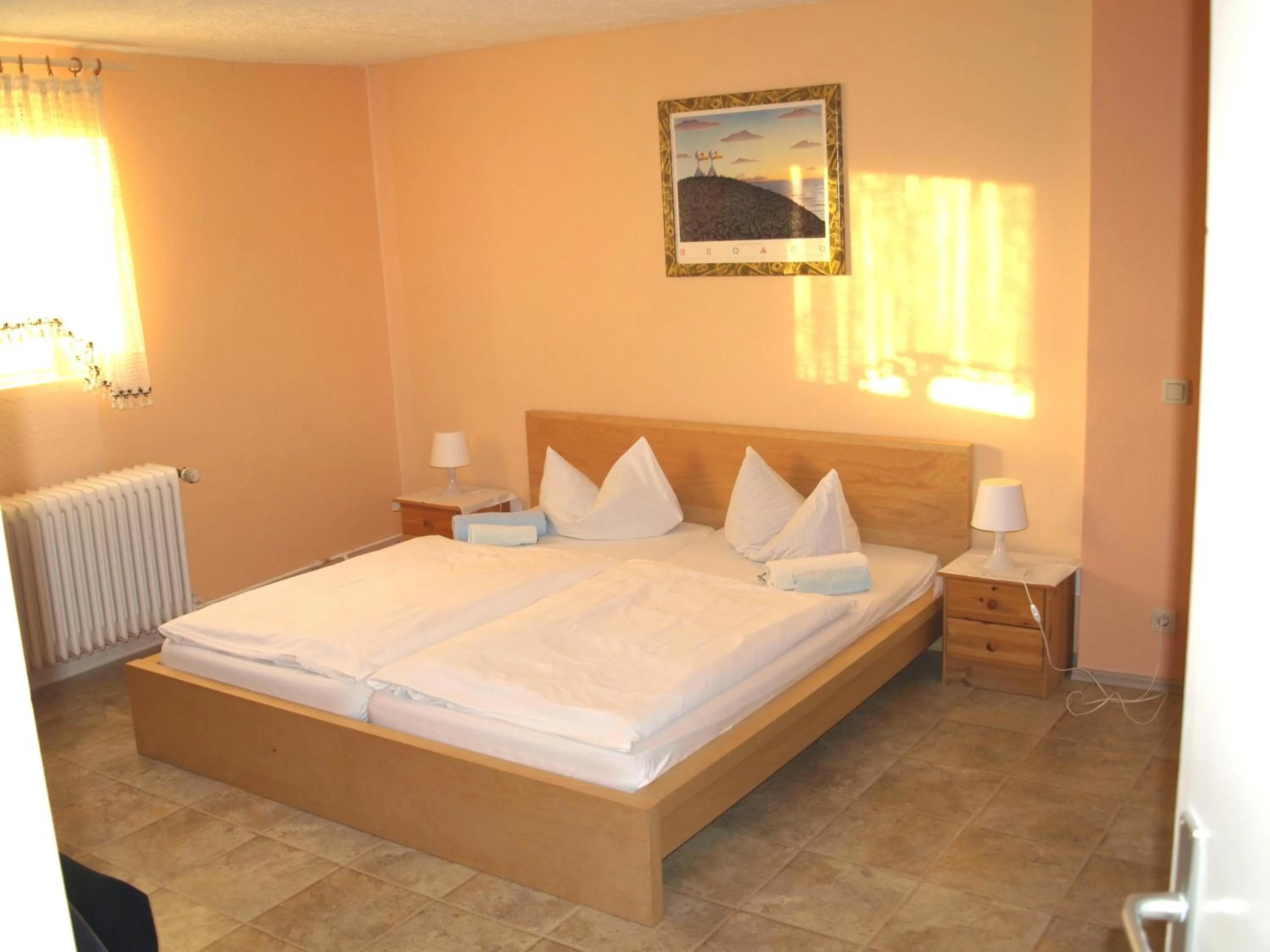 Bed in Hotel Auerhahn