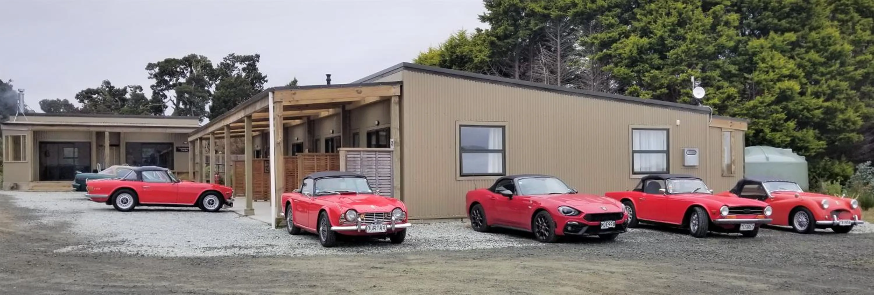 Parking in The Whistling Frog Resort