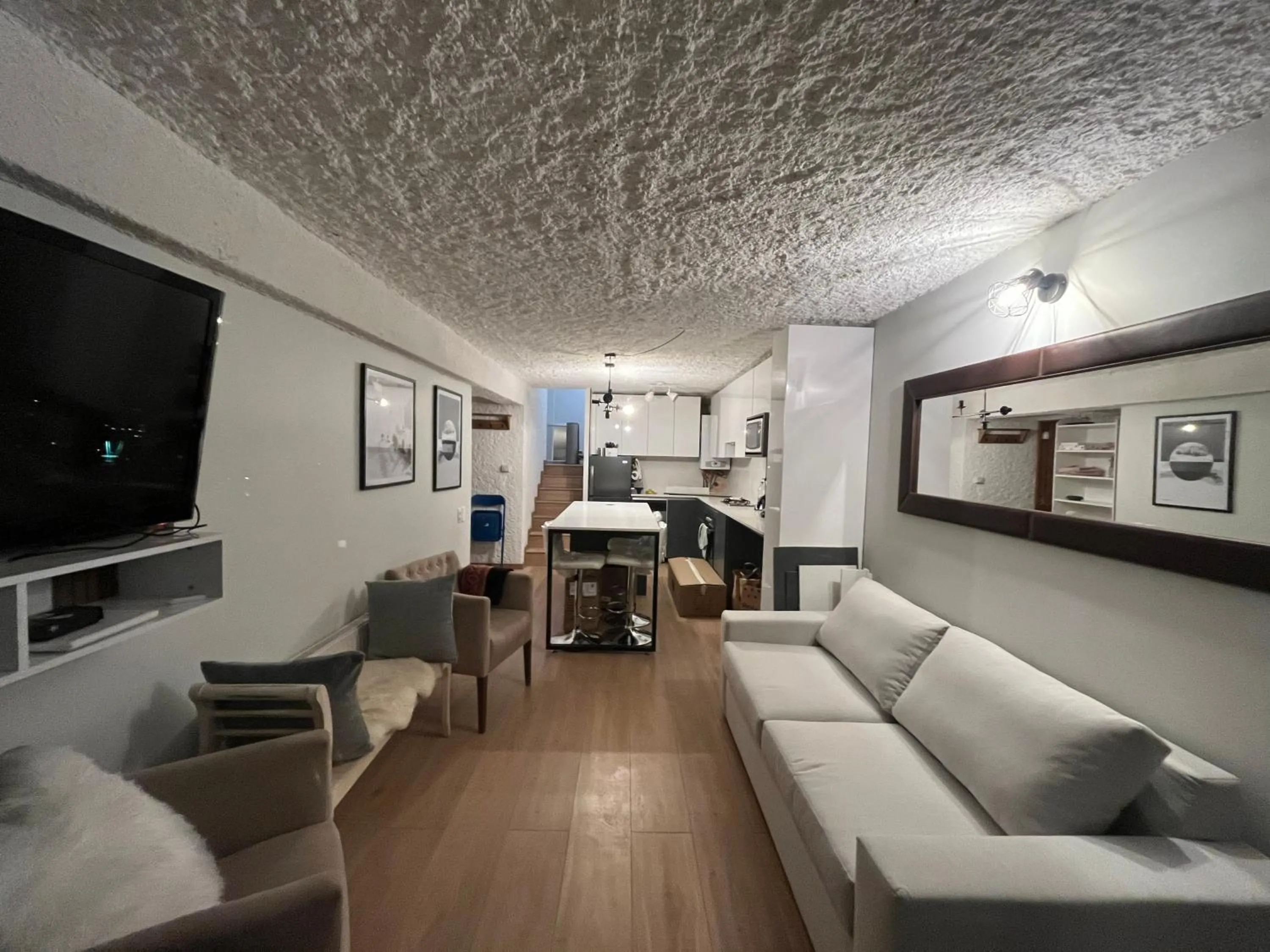Kitchen or kitchenette in Ski in-out Apartment in El Colorado