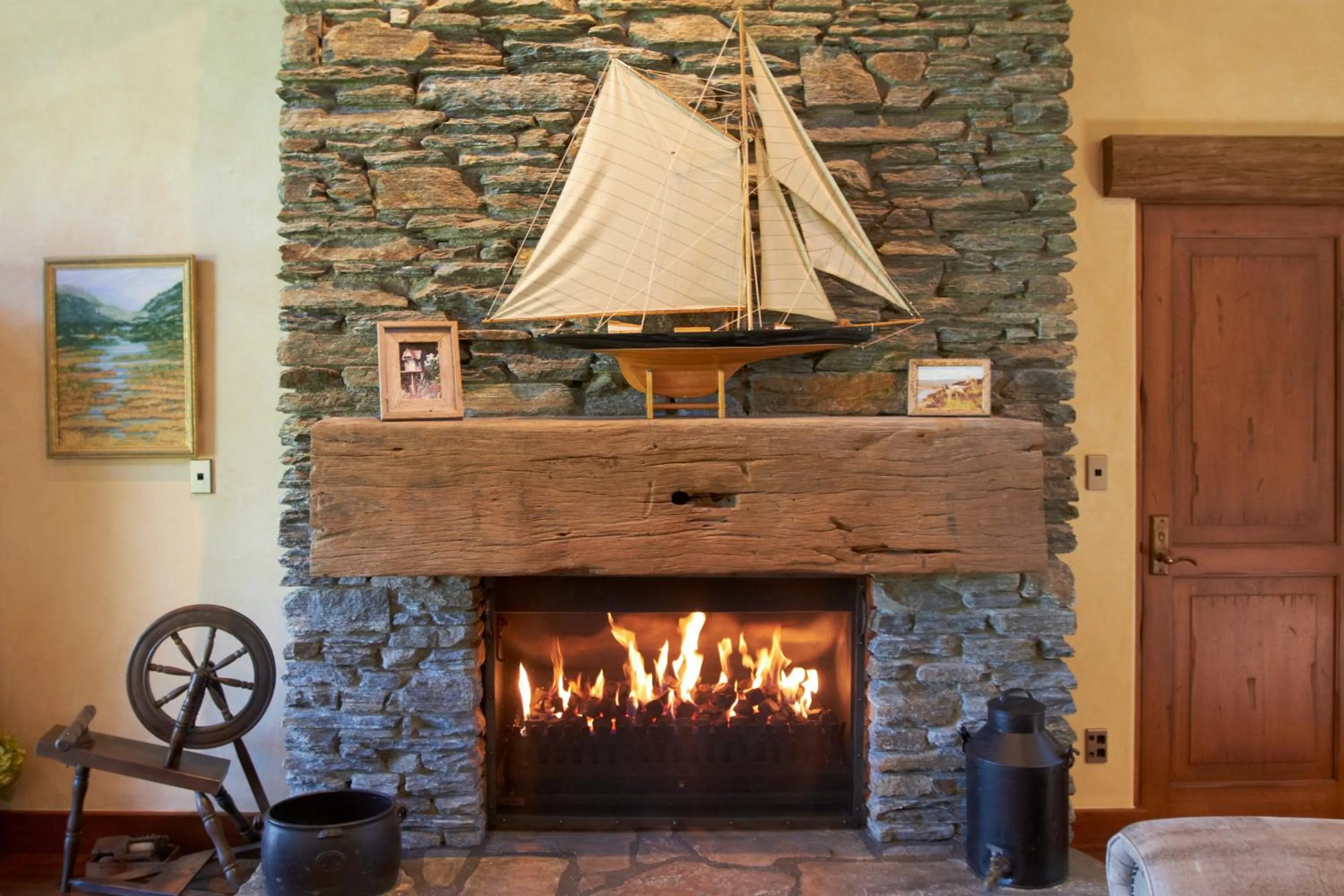 Seating area in Blanket Bay