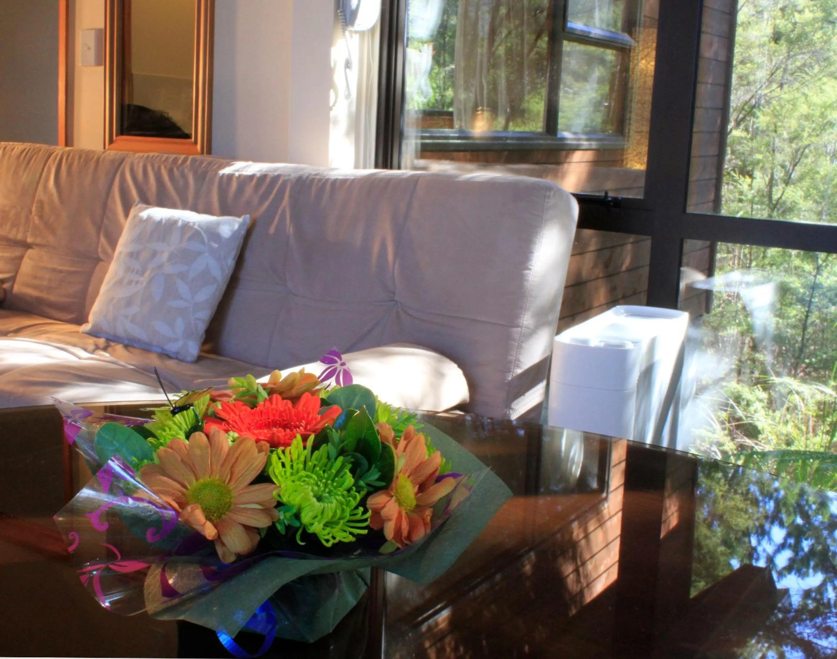 Seating area in Kimi Ora Eco Resort