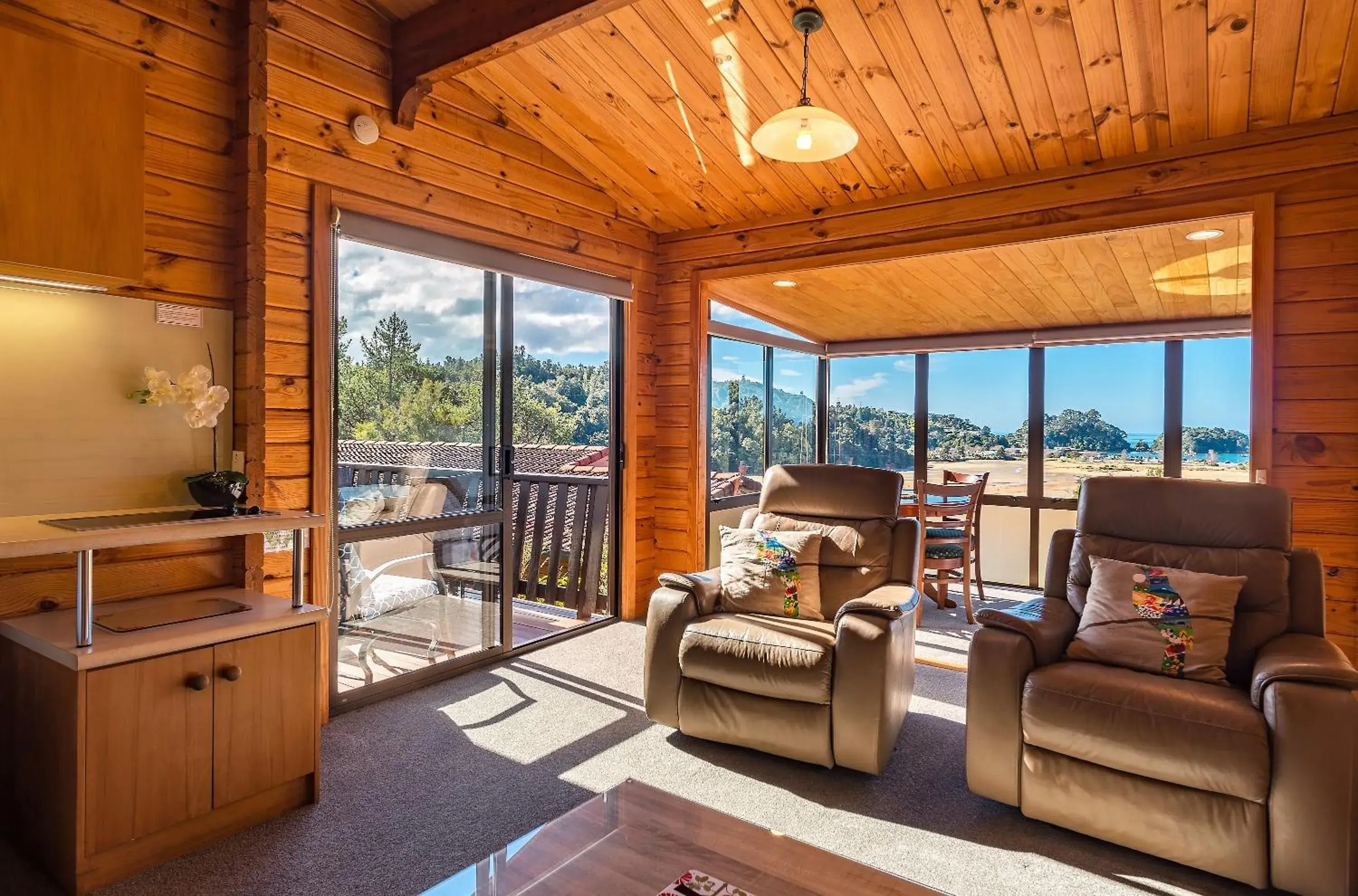 Living room in Kimi Ora Eco Resort Living room in Kimi Ora Eco Resort