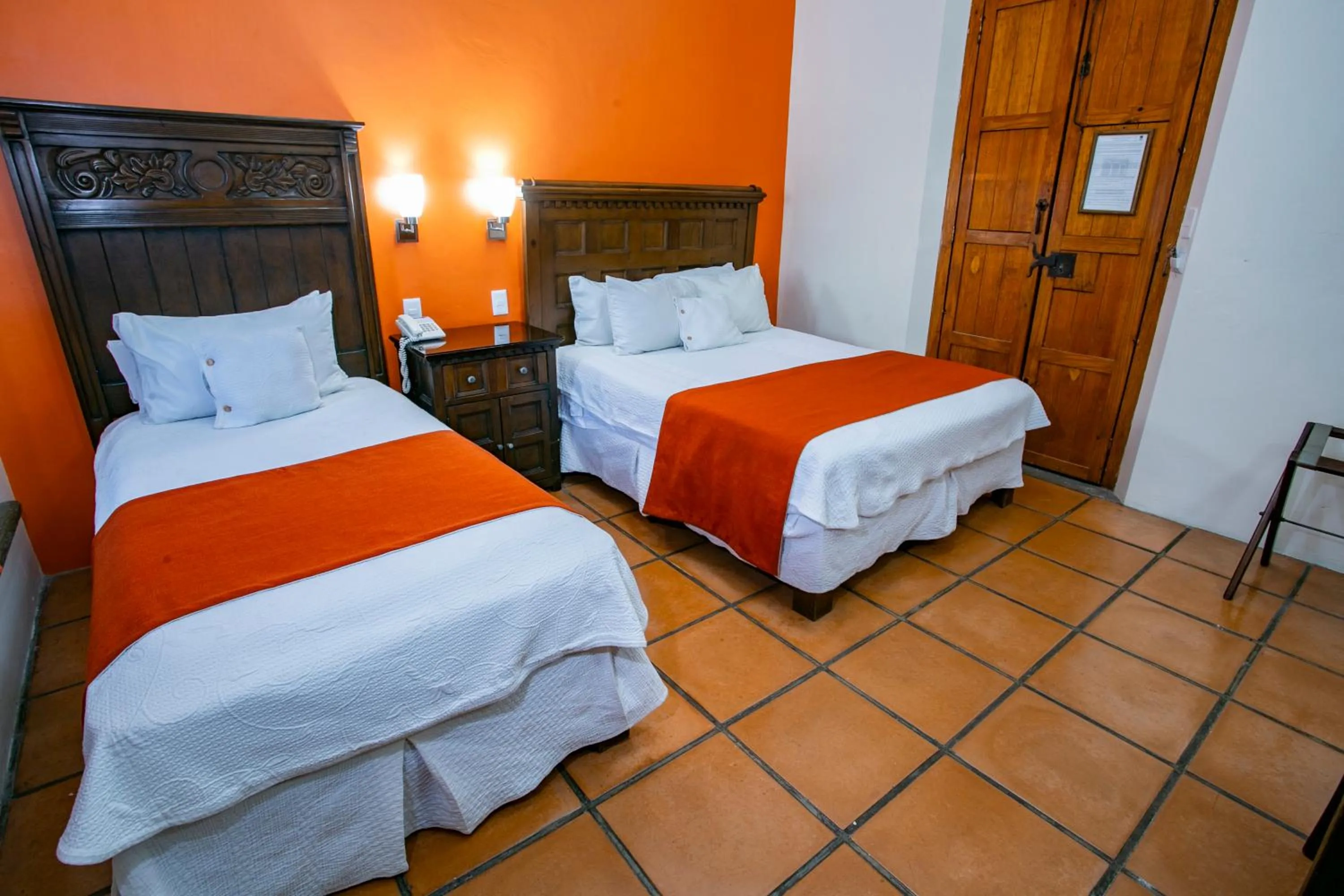 Bed in La Casa de los Patios Hotel & Spa