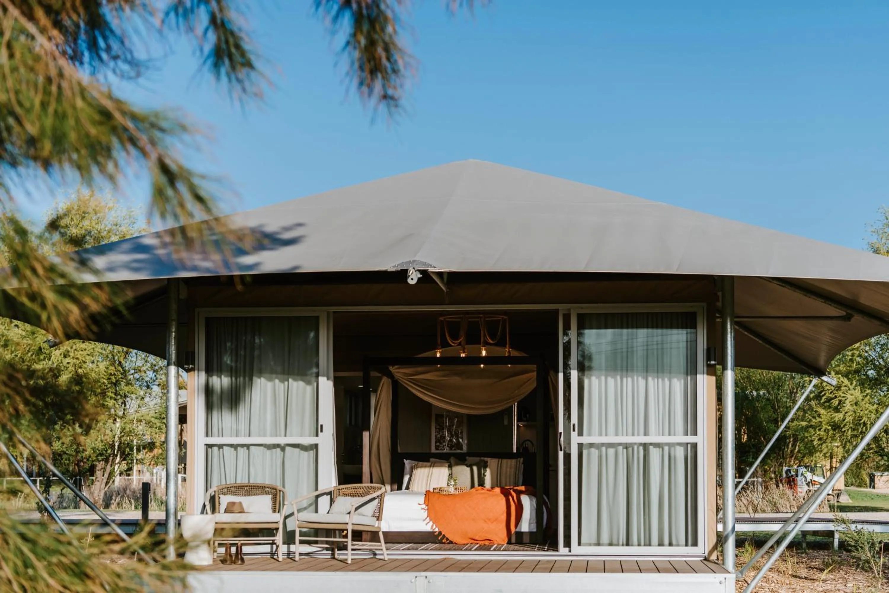 Patio in Parklands Resort Mudgee