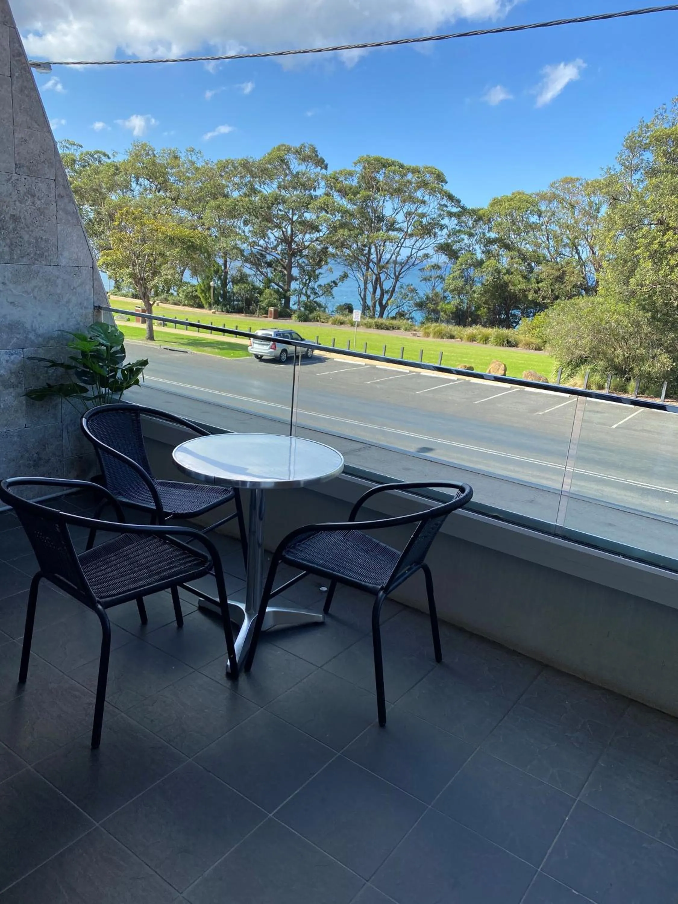 Patio in Huskisson Beach Motel
