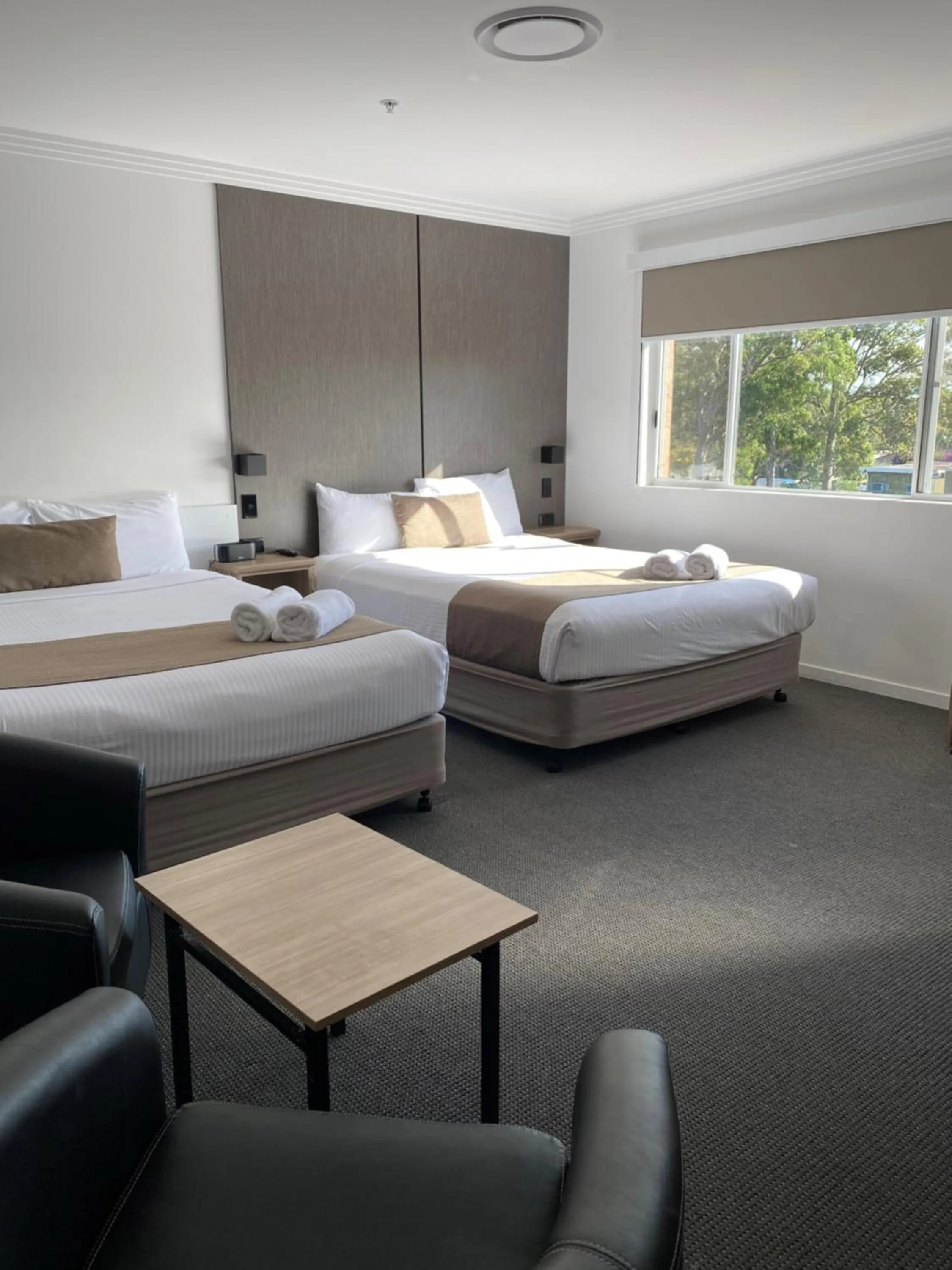 Bed in Huskisson Beach Motel