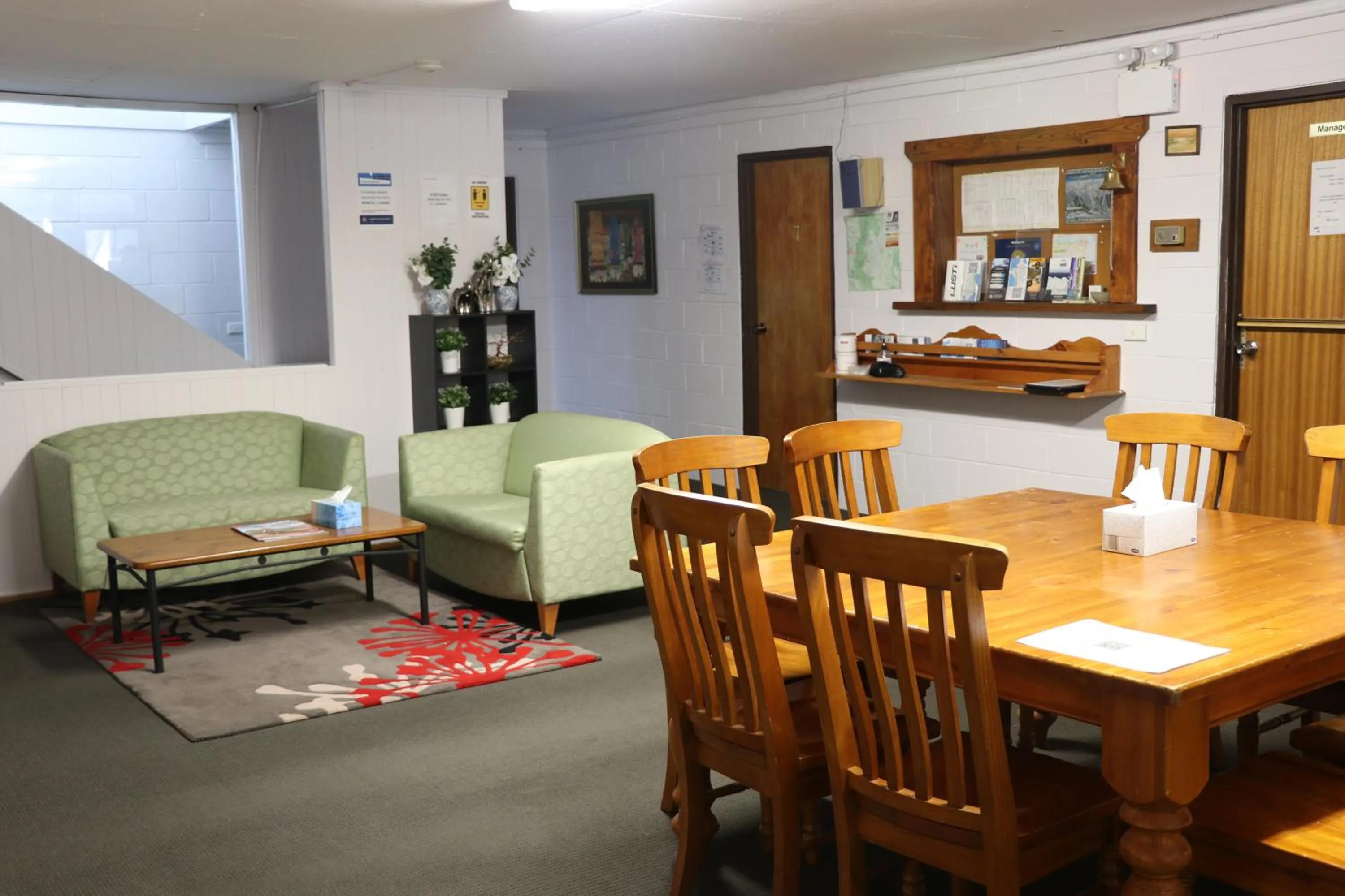 Lobby or reception in Chalet Jindabyne