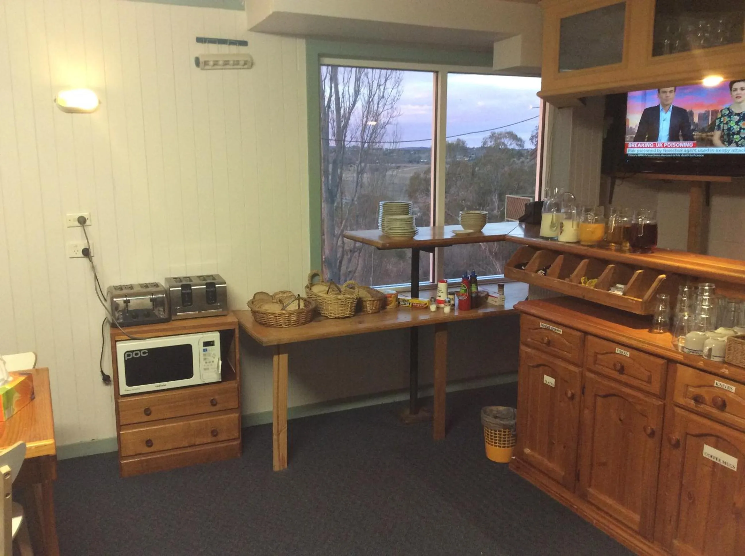 Continental breakfast in Chalet Jindabyne