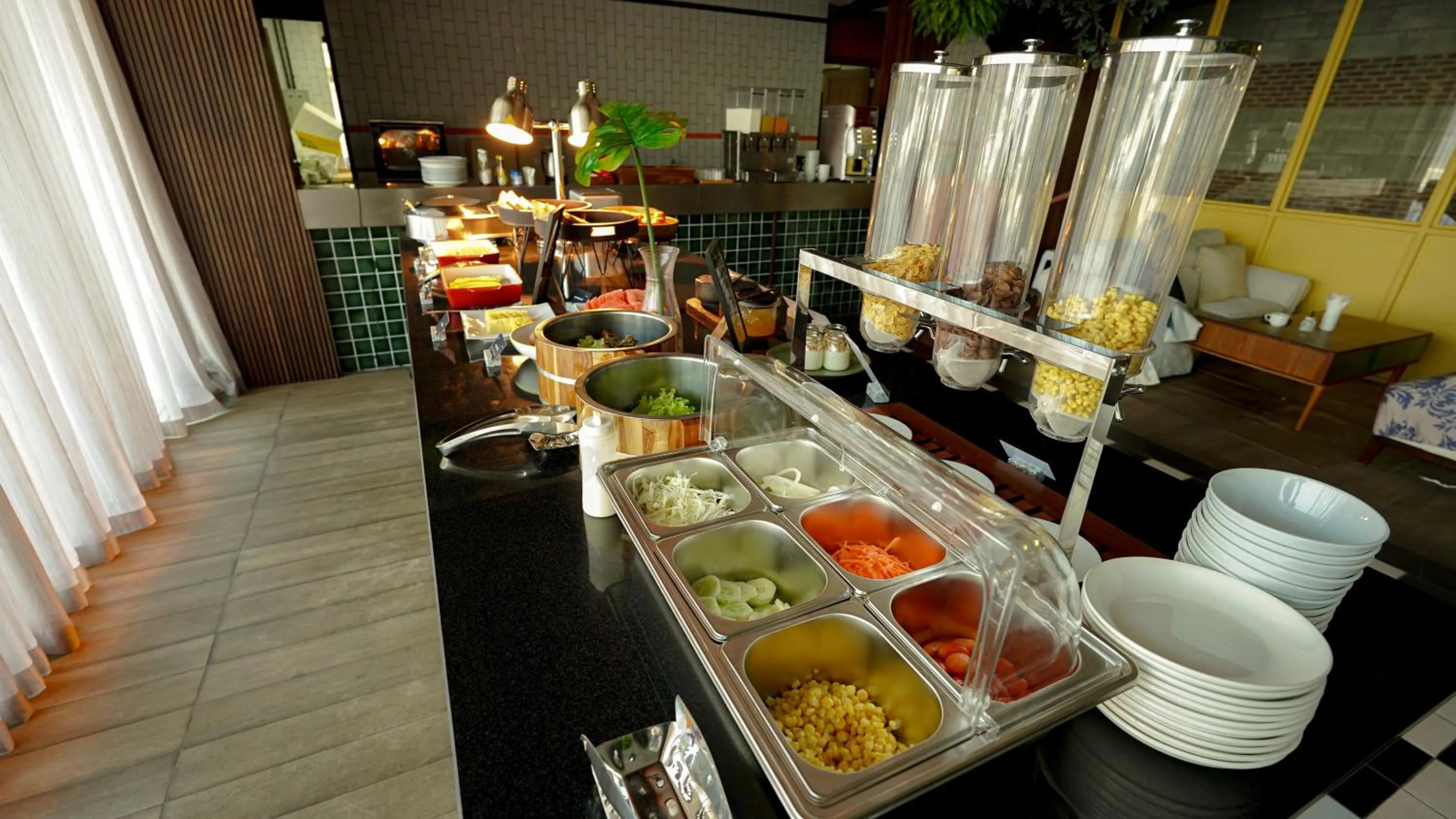 Buffet breakfast in Marina House MUAYTHAI Ta-iad Phuket