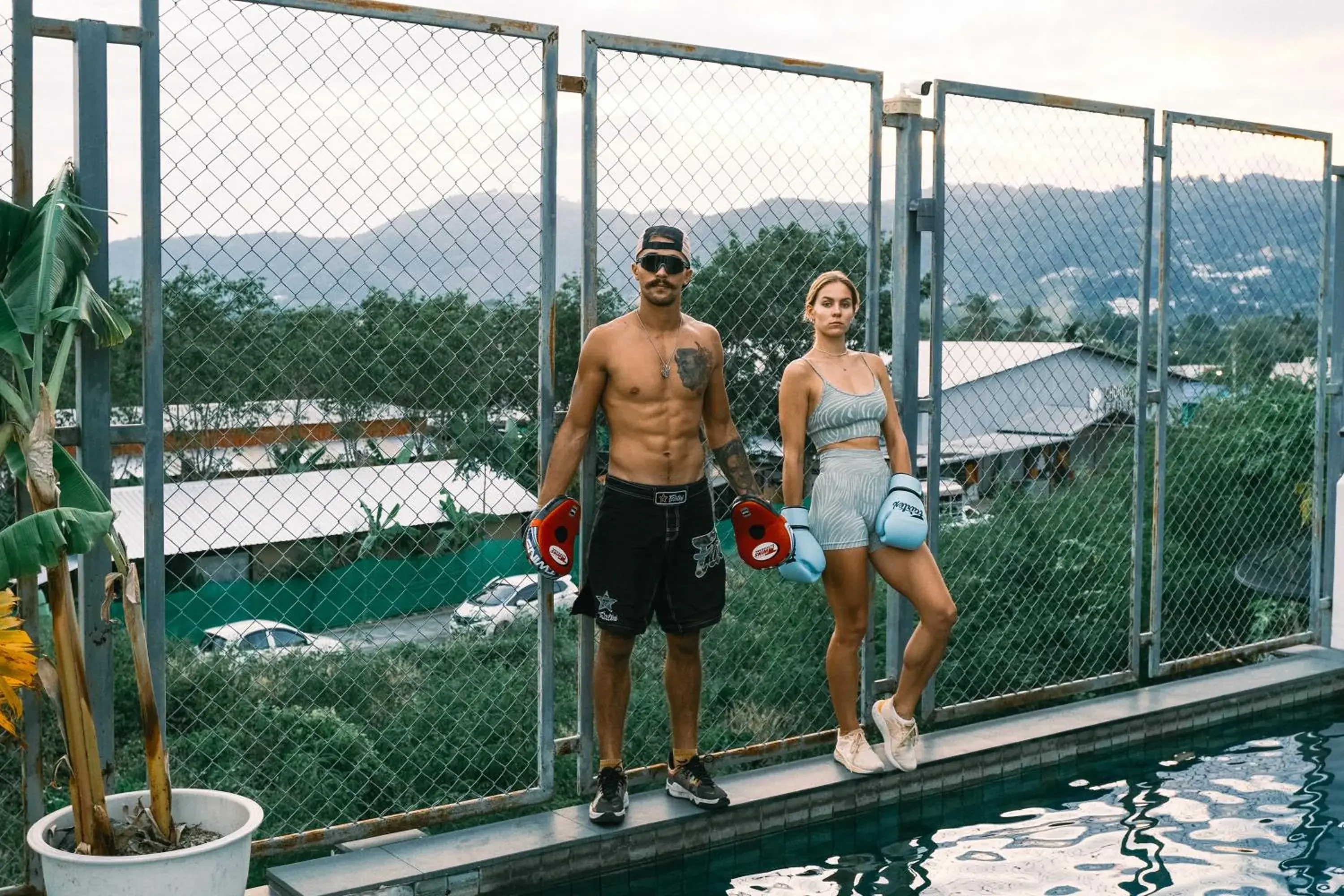 Swimming pool in Marina House MUAYTHAI Ta-iad Phuket Swimming pool in Marina House MUAYTHAI Ta-iad Phuket