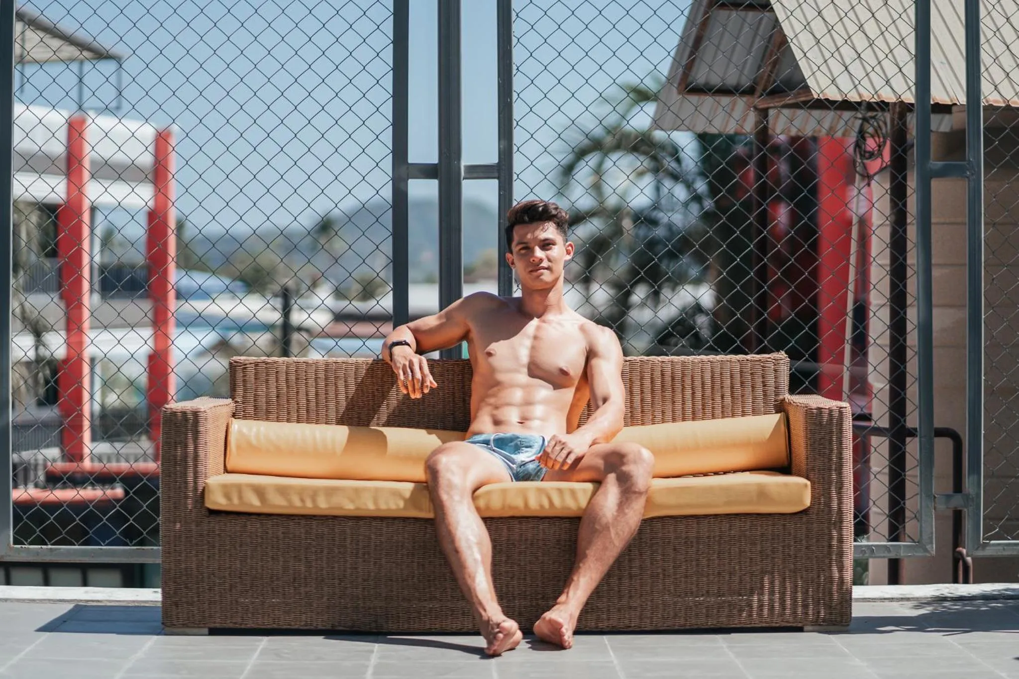 Seating area in Marina House MUAYTHAI Ta-iad Phuket