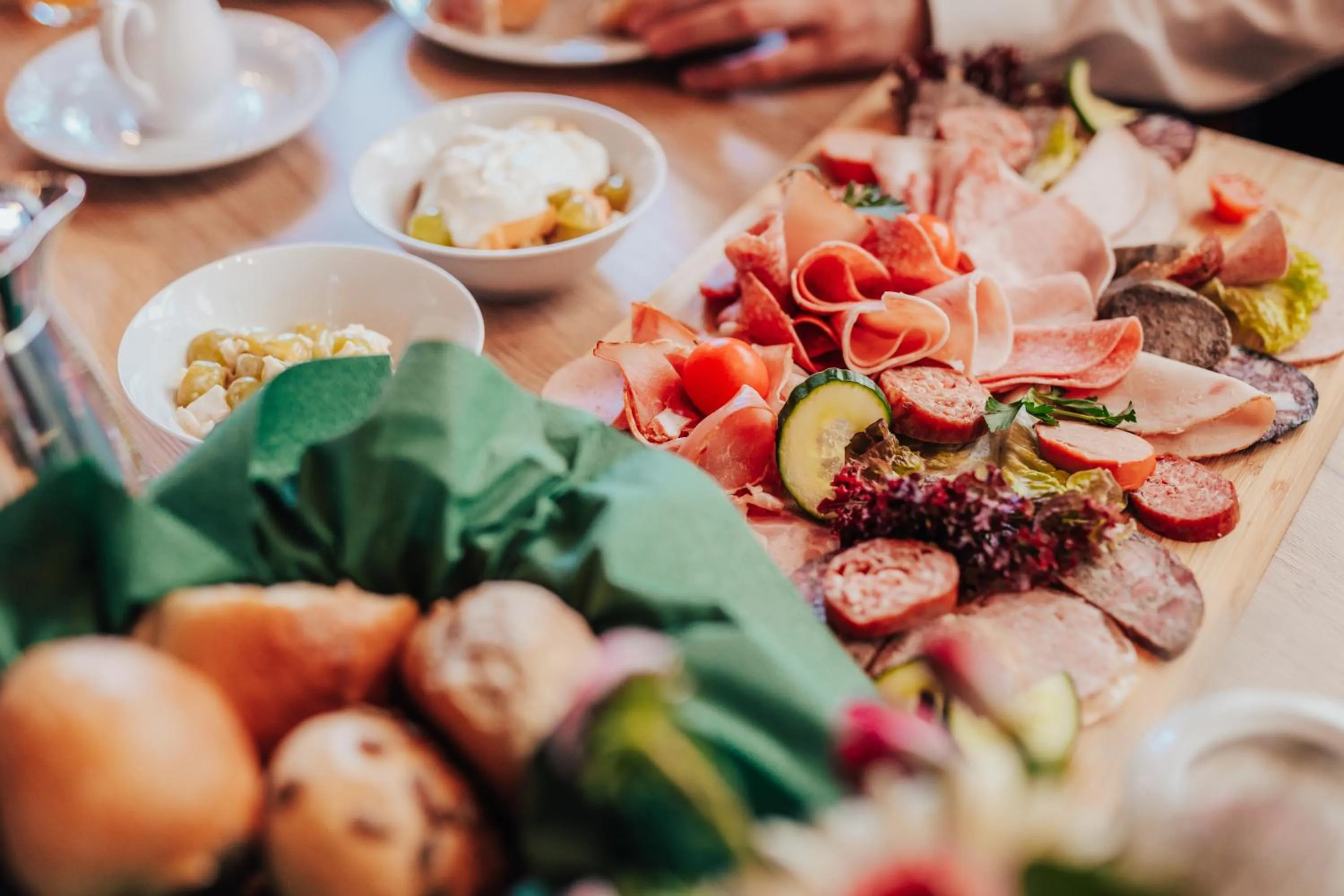 Food and drinks in Hotel Am Schlossberg